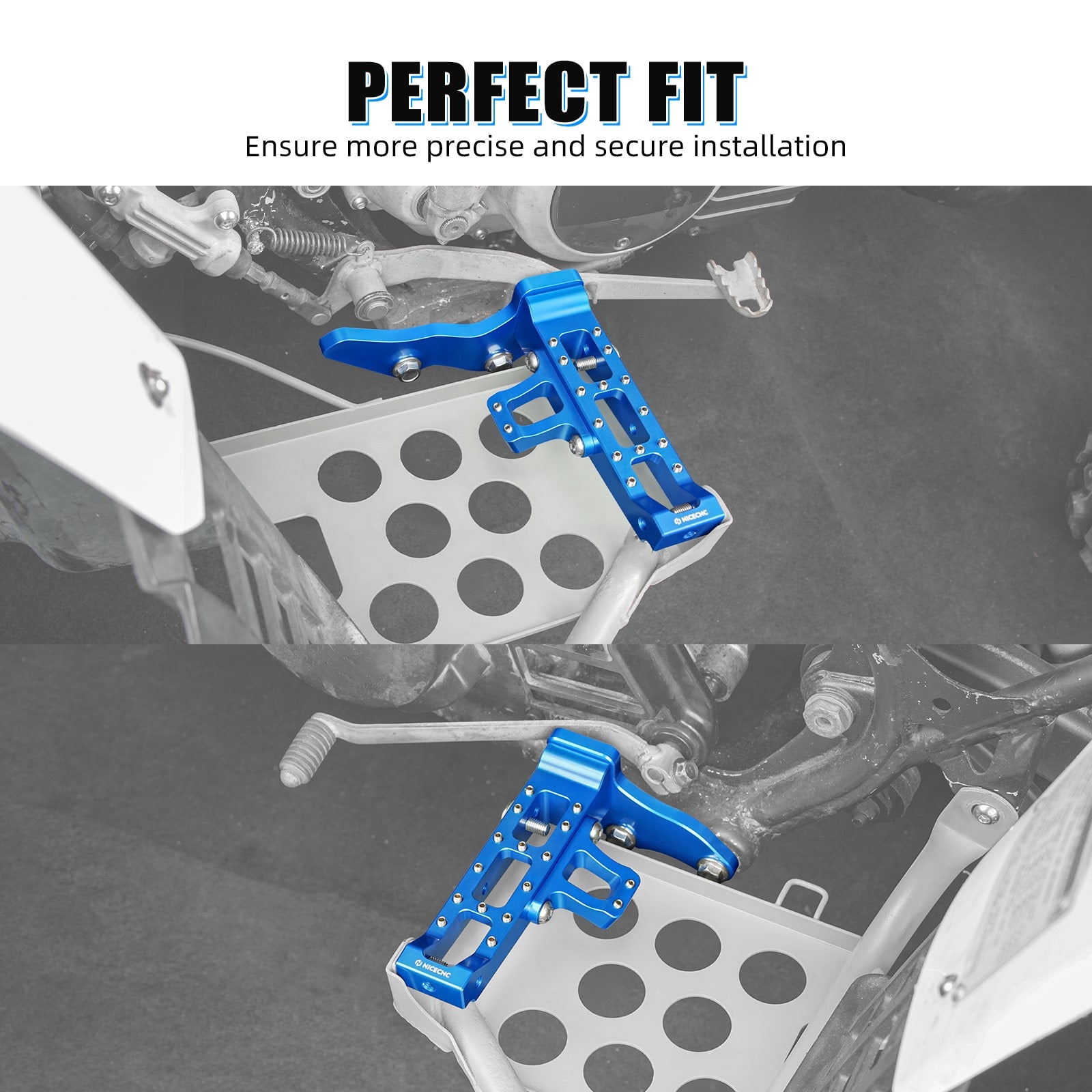 ATV Extended Wider Foot Pegs Pedals For Yamaha Banshee 350 1987-2006