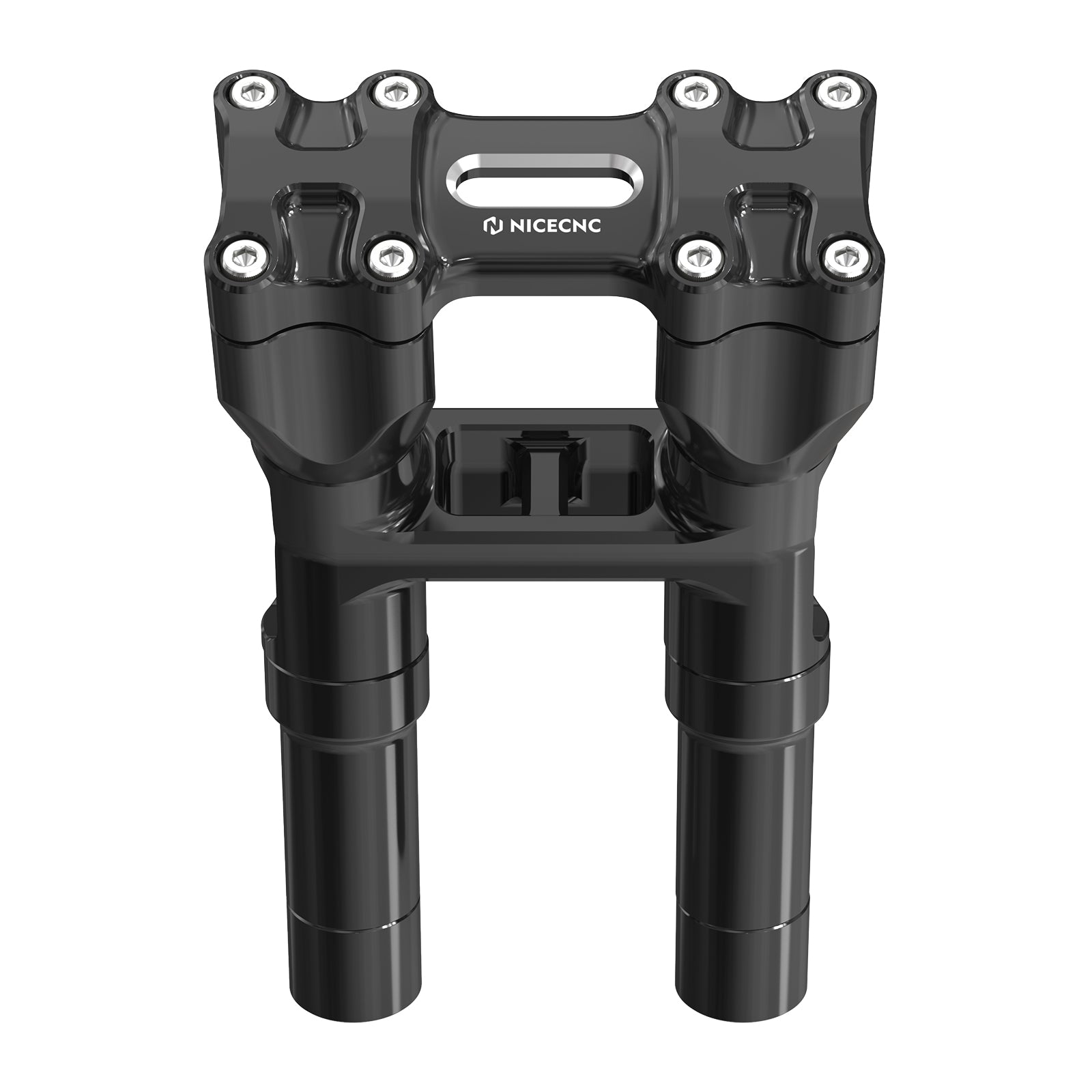Handlebar Risers + Gauge Relocation Bracket Kit For Harley Road Glide FLTRX 2015-2023
