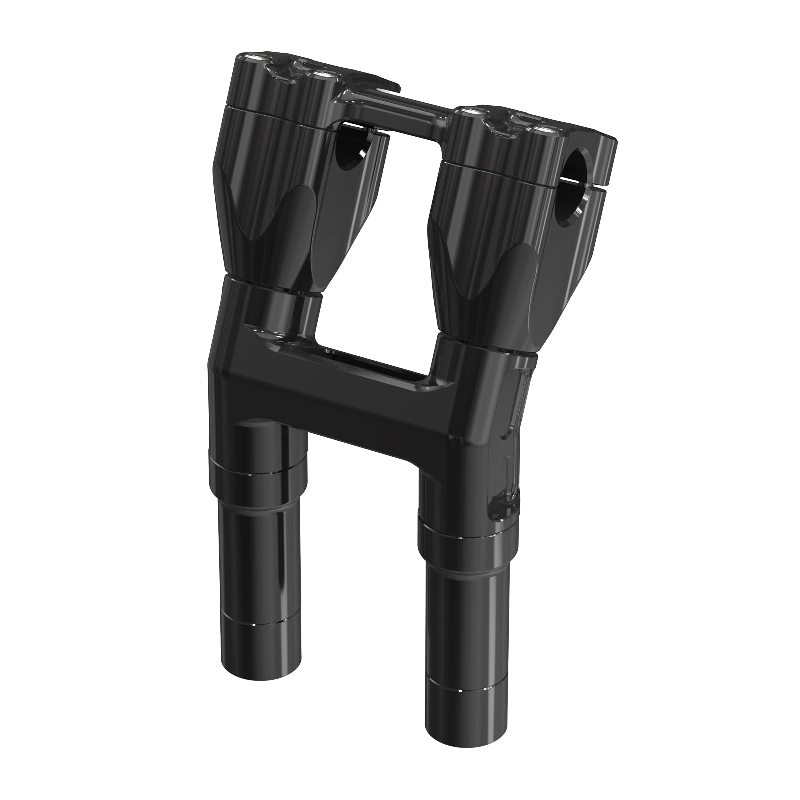 Handlebar Risers + Gauge Relocation Bracket Kit For Harley Road Glide FLTRX 2015-2023