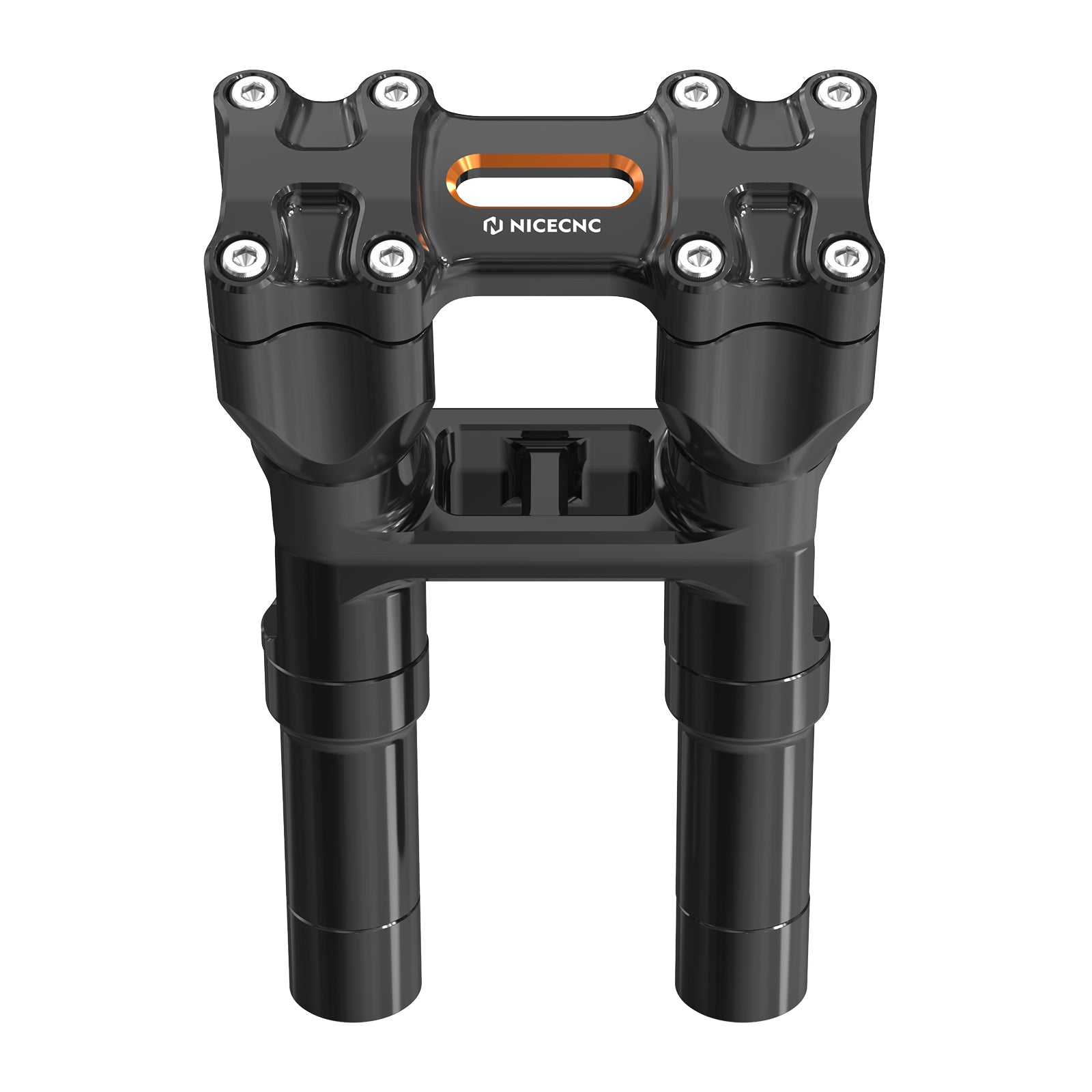 Handlebar Risers + Gauge Relocation Bracket Kit For Harley Road Glide FLTRX 2015-2023