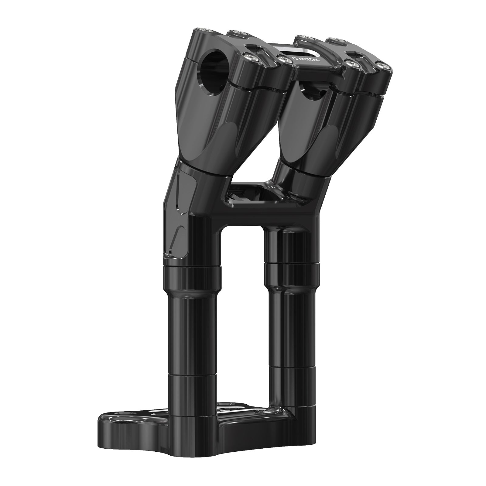 Modular Kickback Handlebar Risers For Harley 1-1/8" Handlebars Electra Tri Street Glide