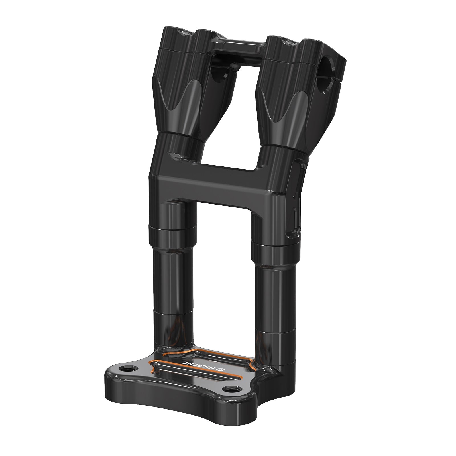 Modular Kickback Handlebar Risers For Harley 1-1/8" Handlebars Electra Tri Street Glide