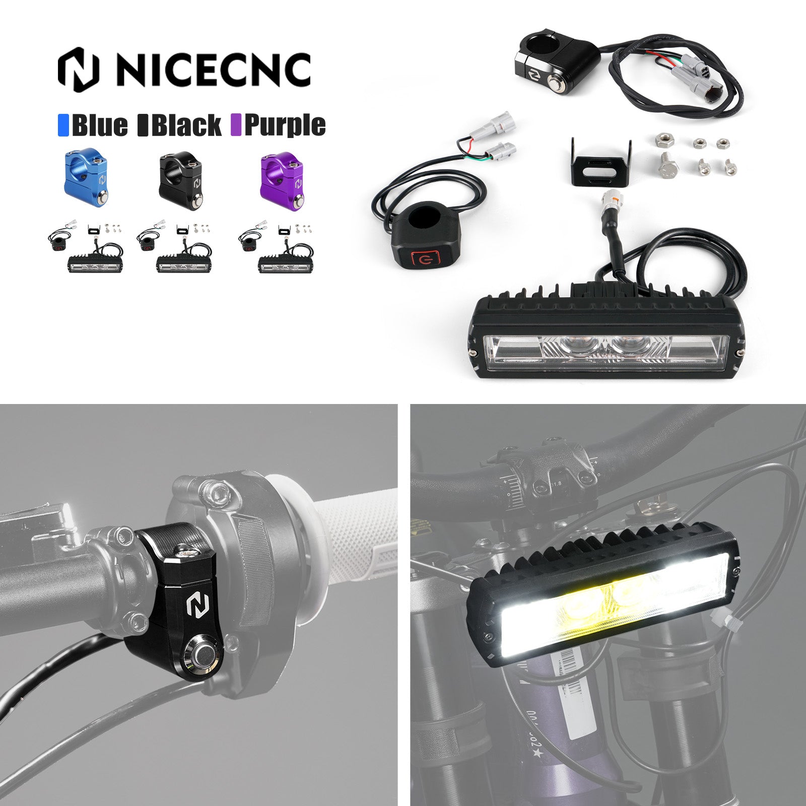 Plug & Play Headlight + Light Switch For Surron Light Bee Segway X160 X260