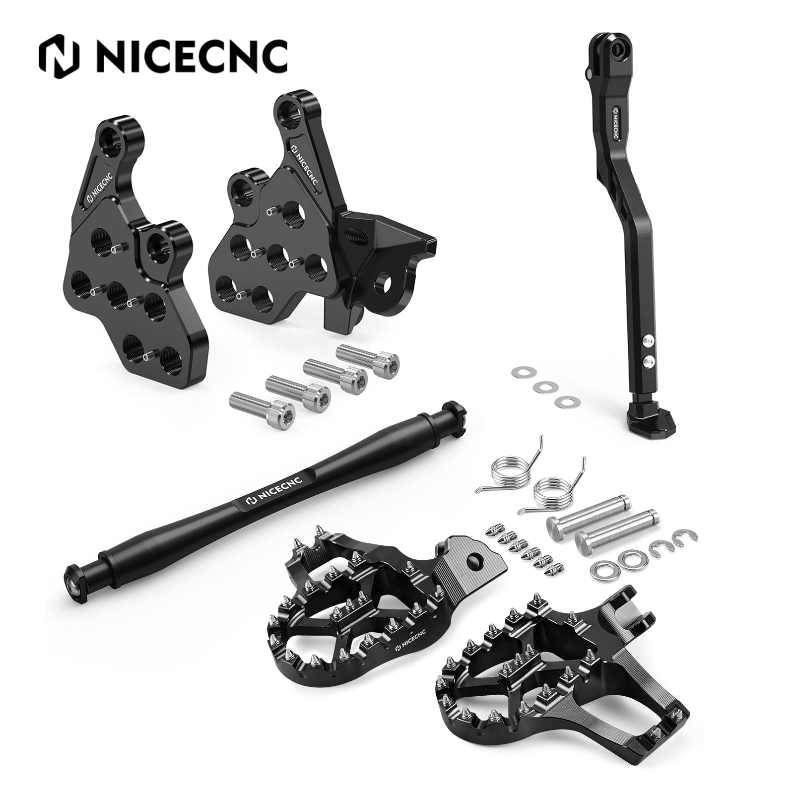 Foot Pegs Bracket Package Footrest Support Brace Kickstand For Surron Light Bee X S Segway X160 X260