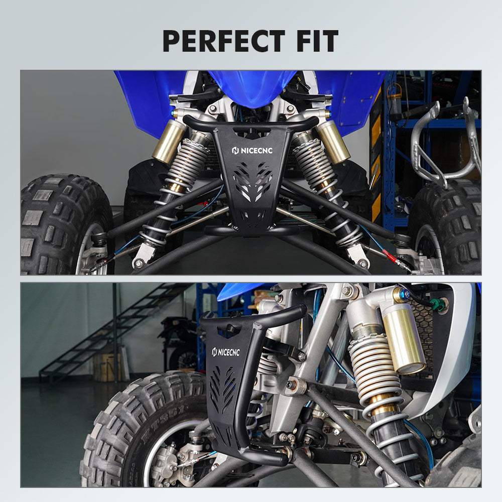 ATV Front Bumper Cover Guard w/ Mounting Kit For Yamaha YFZ450R YFZ450X