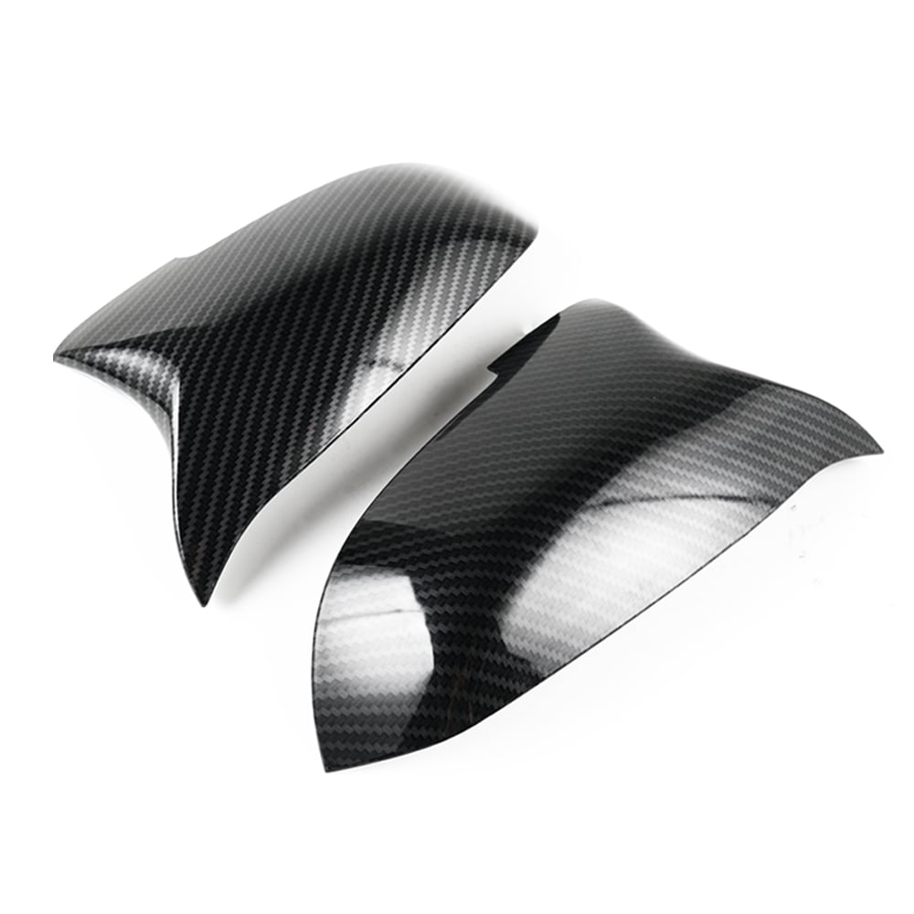 M-Style Carbon Fibre Look Mirror Caps Fit For BMW 5 Series F10 LCI