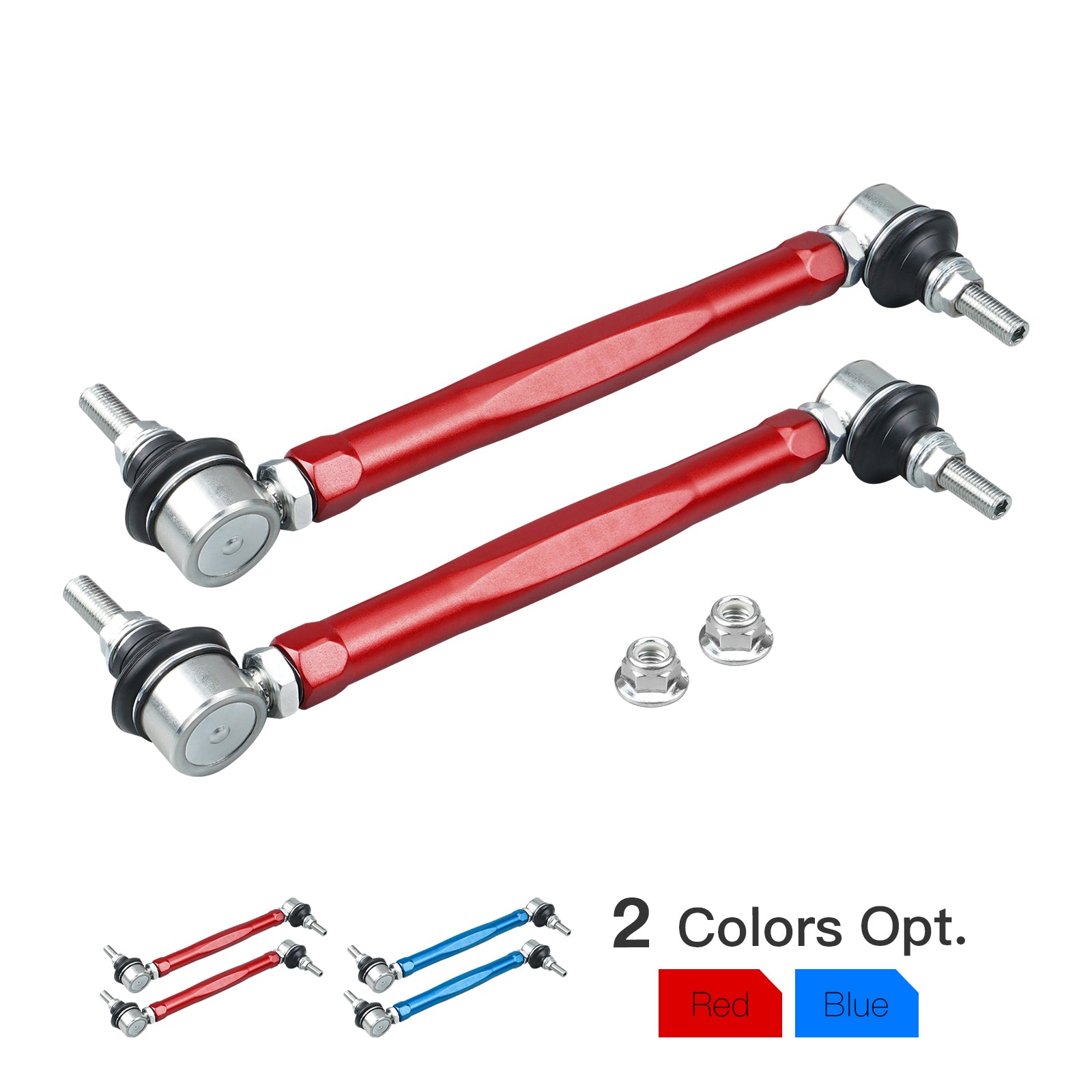 Billet Adjustable Front Sway Bar End Link Kit For BMW E46 Z4 E85 E86