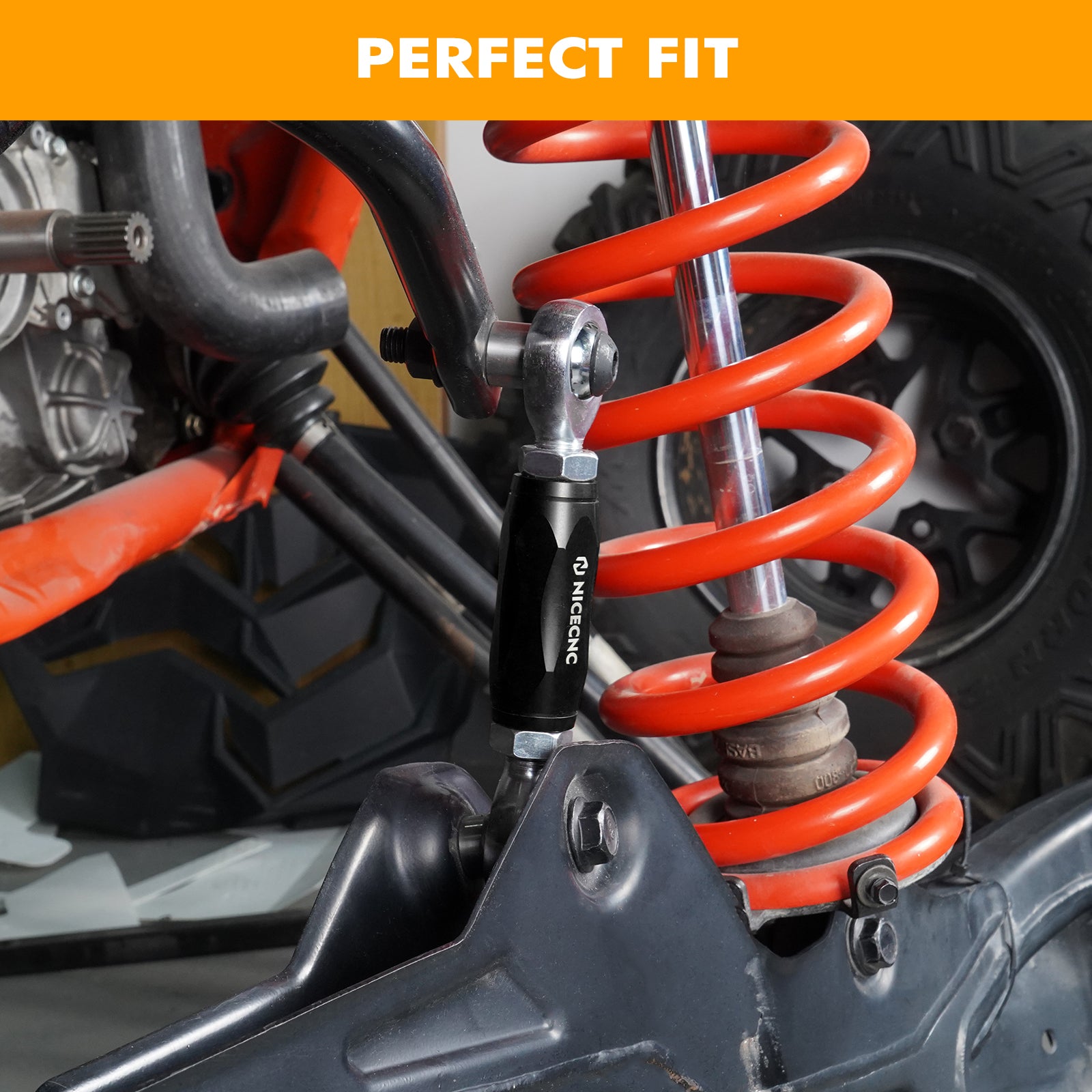 Front Rear UTV Sway Bar Stabilizer Link Kit For Can-Am Maverick X3 TURBO 2017-2018