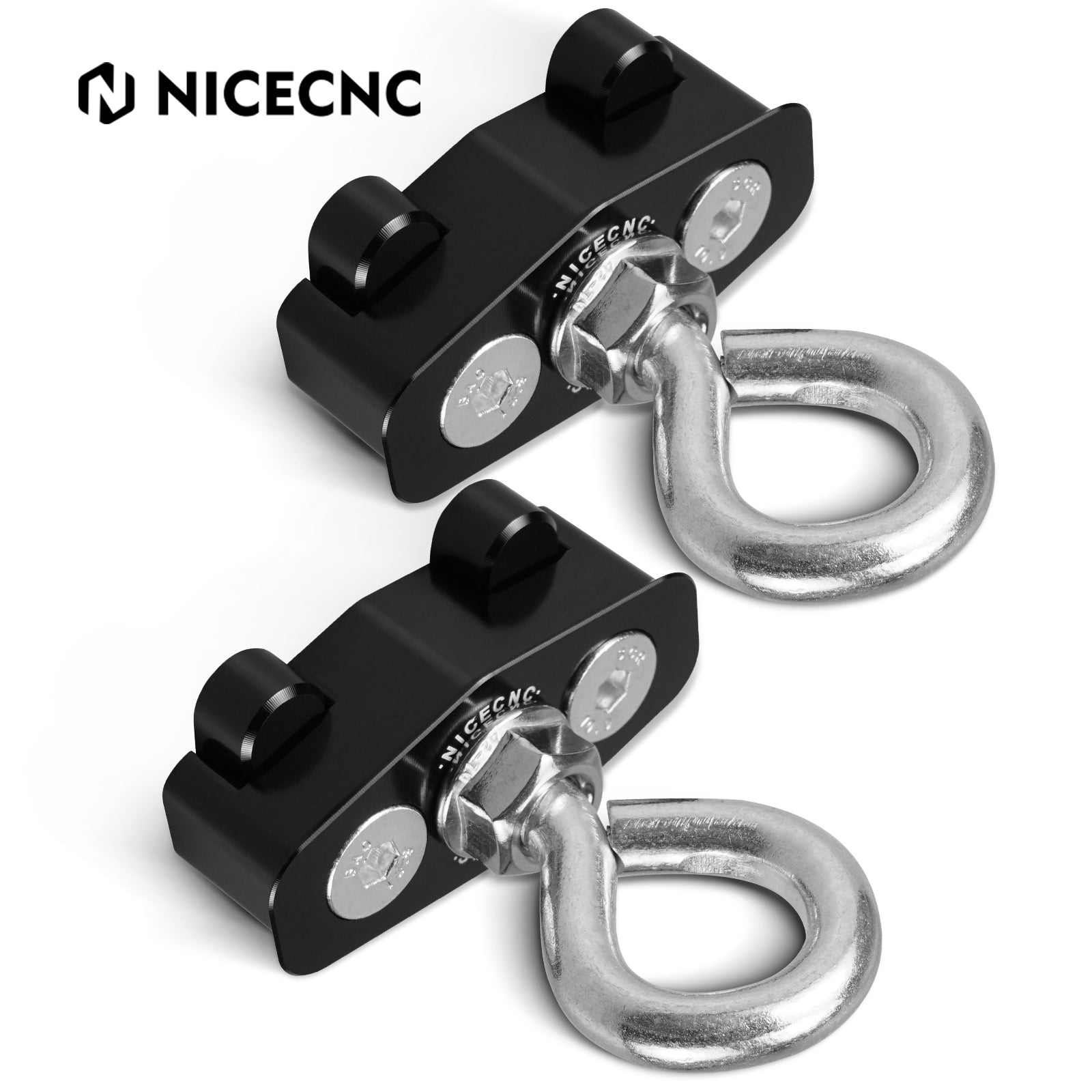 UTV Lock Tie Down LinQ Anchors Cargo Hook Mount Kit For Can-Am Maverick X3