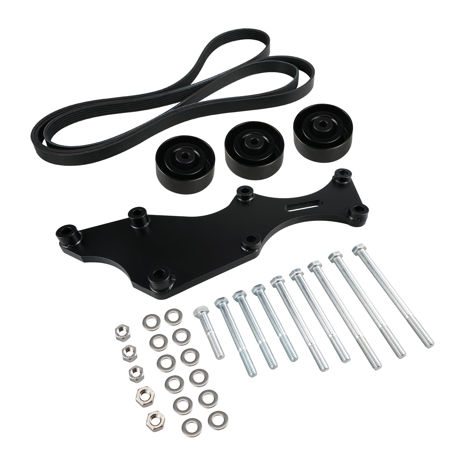 LS Triple Alternator Bracket Kit For Chevy For GM Vortec Engine 2000-2013 4.8 5.3 6.0 6.2 V8