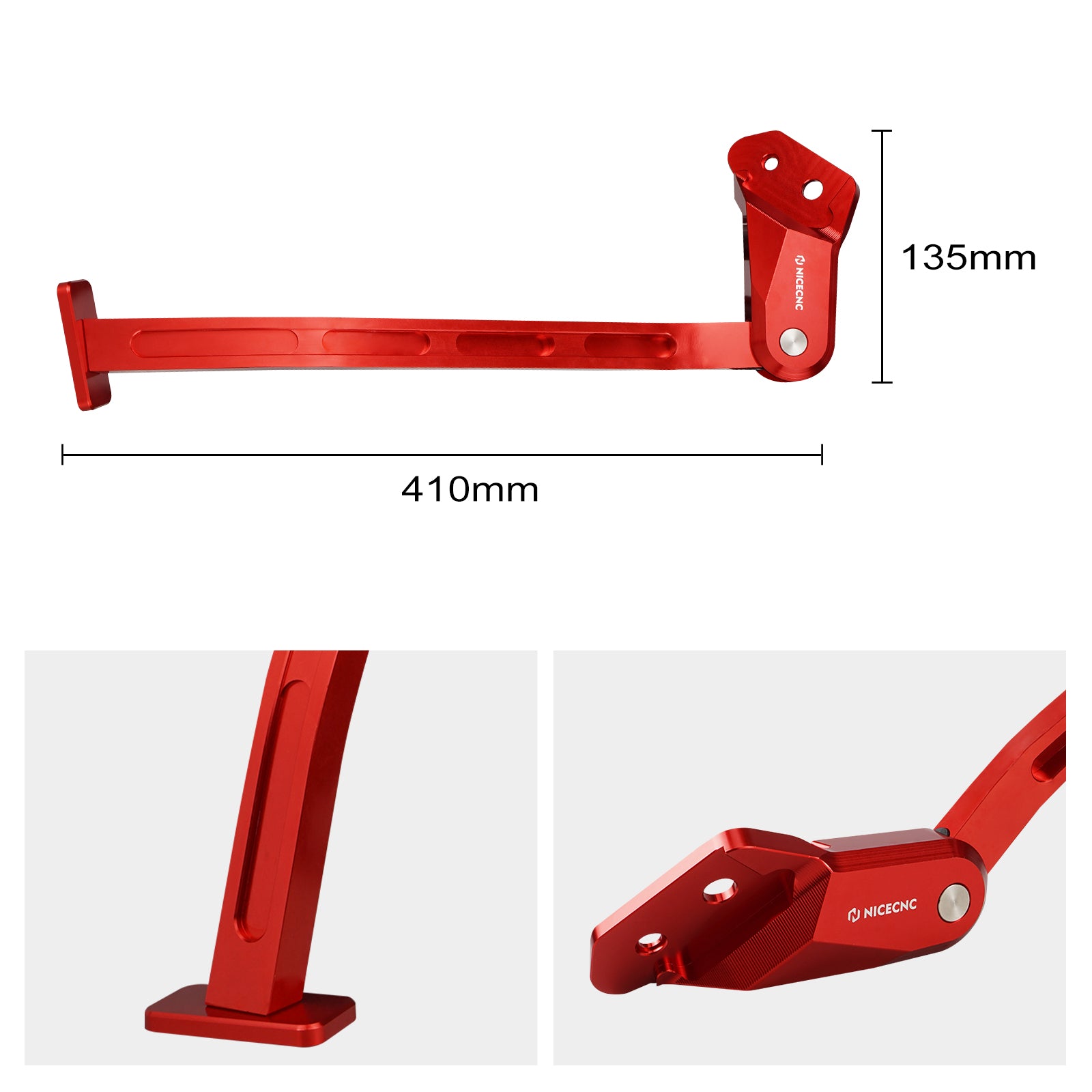 CNC Side Stand Kickstand For Honda  CRF250R 450R 13-18 450RWE 19-20