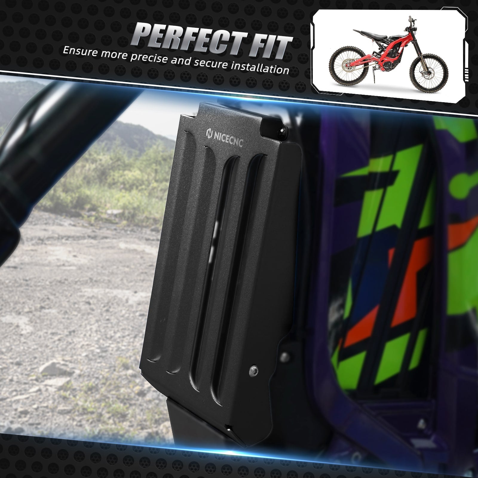 Aluminum Controller Cover For Surron Light Bee X/ S/ L1E Segway X160 X260 Dirt Bike