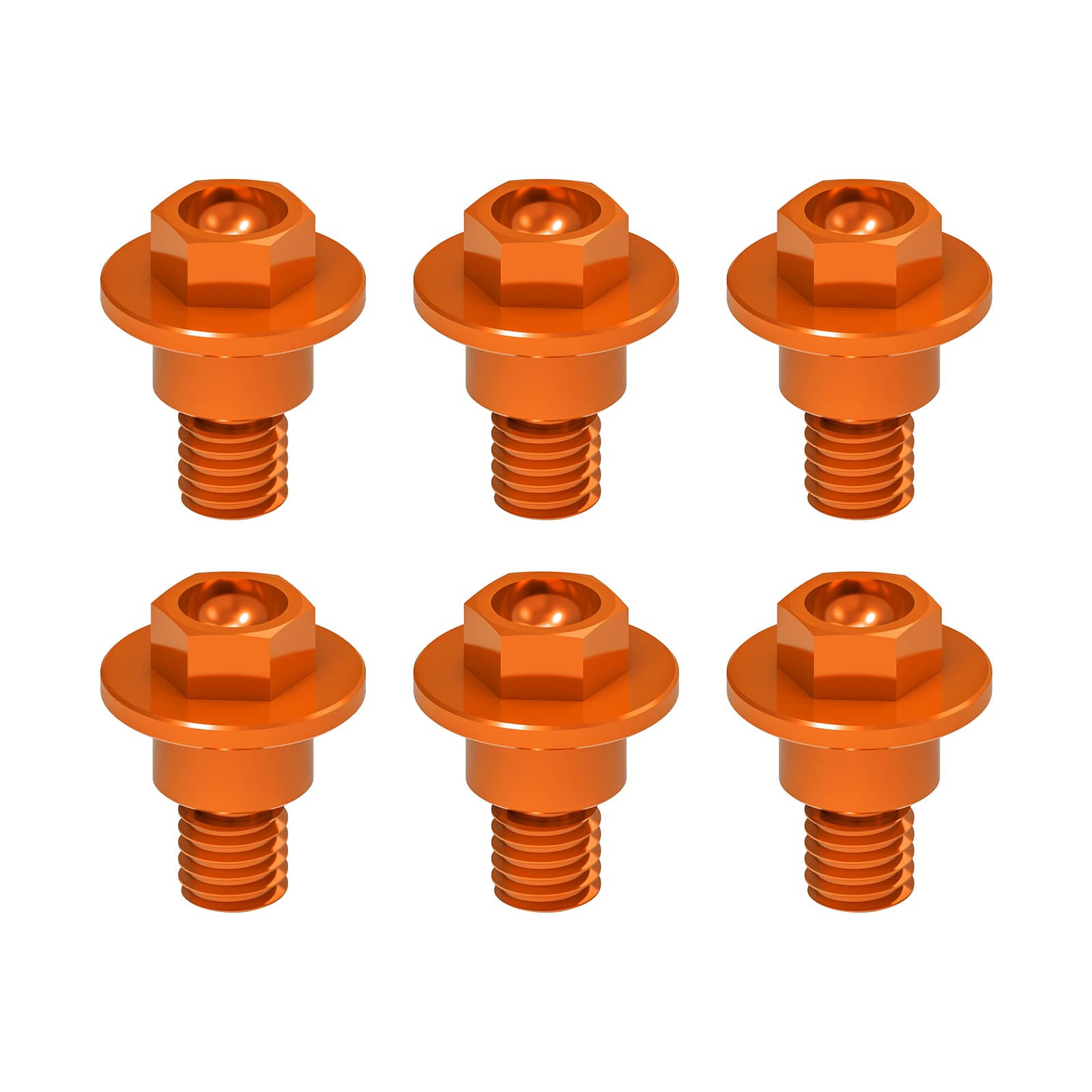 6 X Fork Guard Bolts For KTM 350 500 EXCF 2000-2022