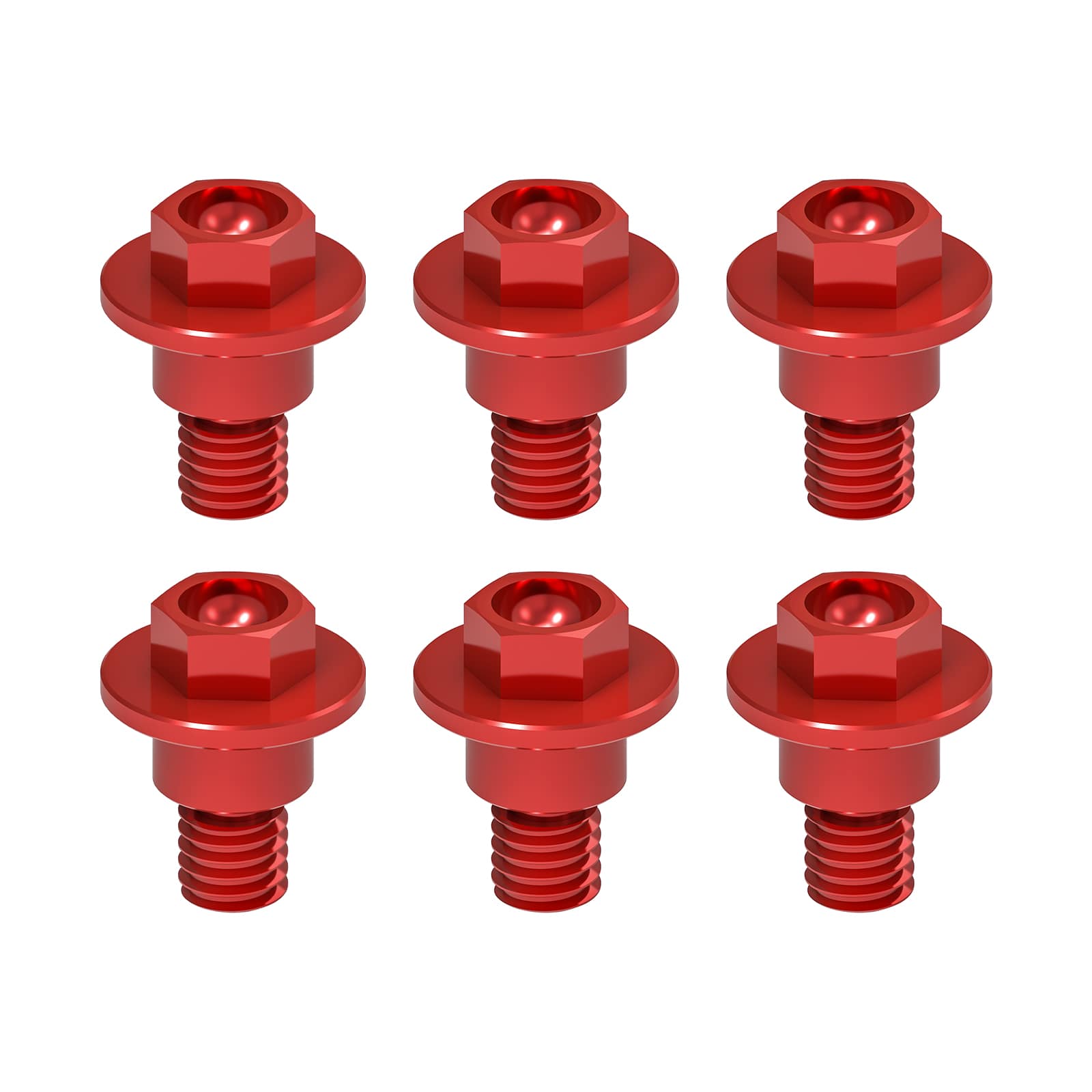 6 X Fork Guard Bolts For KTM 350 500 EXCF 2000-2022