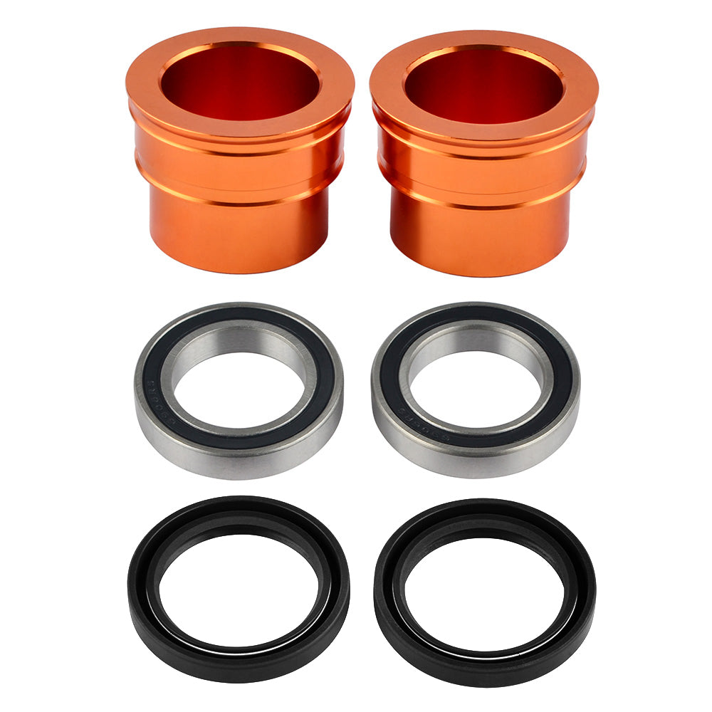 Front Wheel Spacers Bearings Seals For KTM 350 500 EXC-F 2003-2015