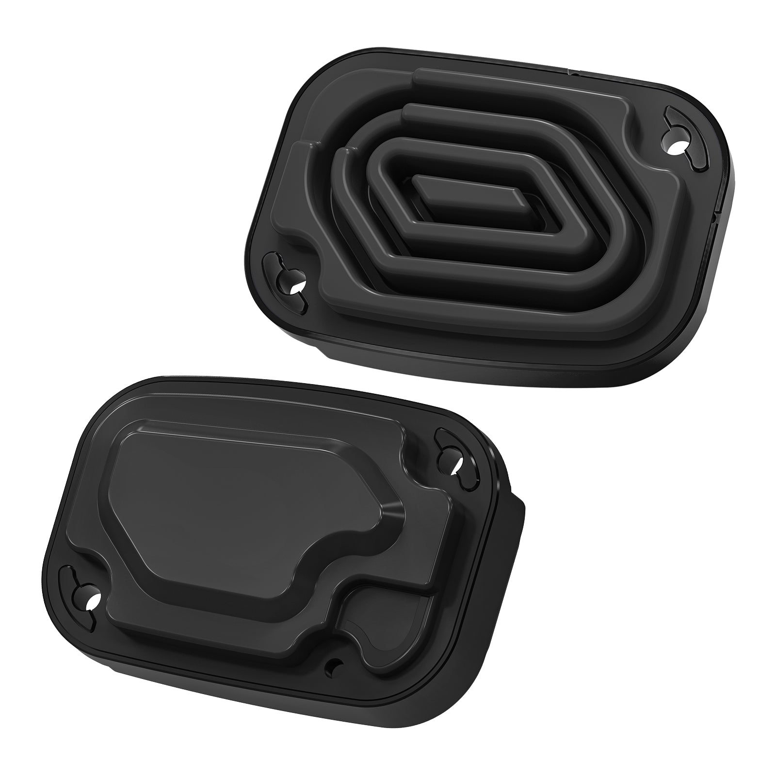 Front Clutch & Brake Master Cylinder Cover Cap Reservoir Cover with Gaskets For Harley Davidson Road Glide Street Glide Road King