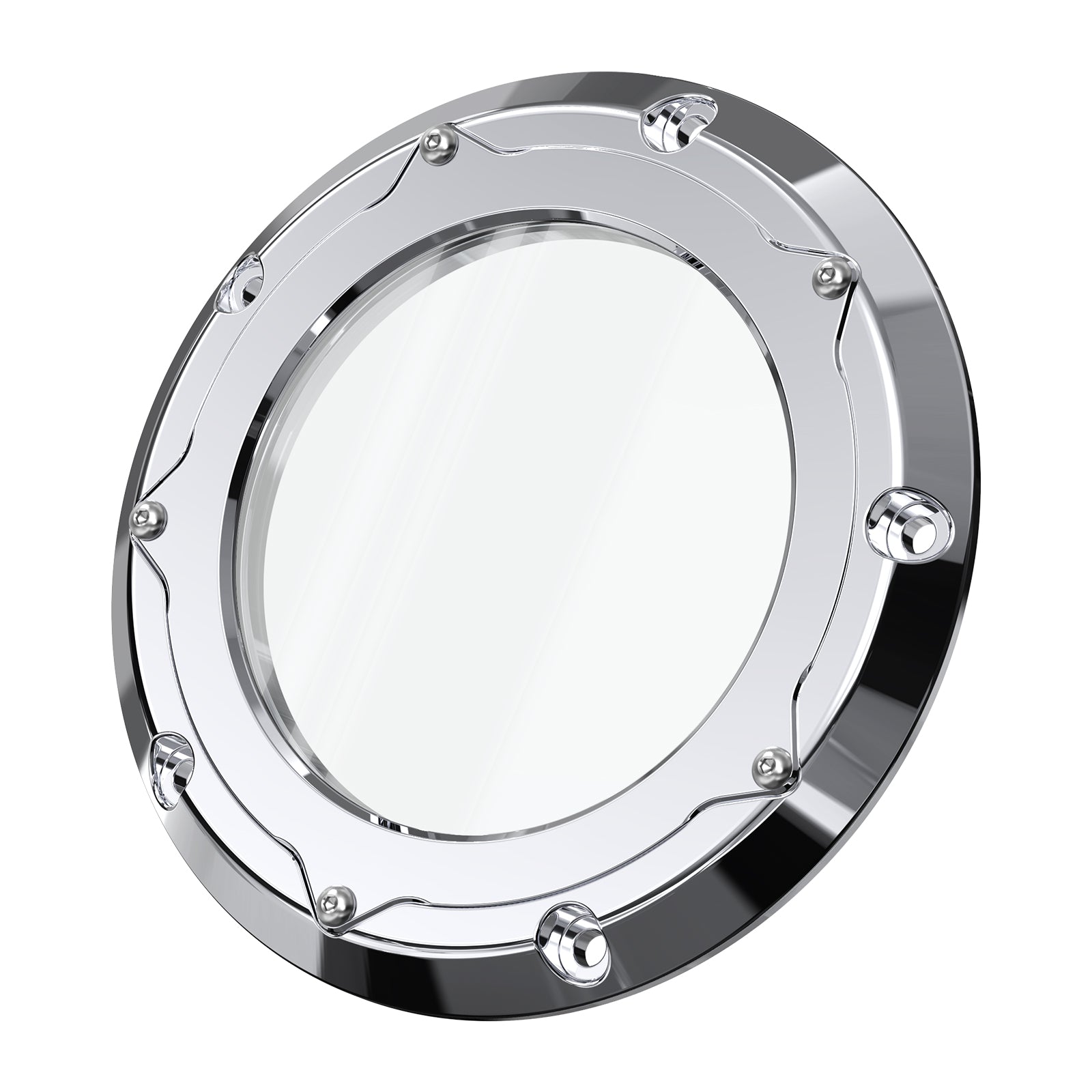 Transparent M8 Primary Derby Clutch Cover For Harley Road King Street Glide Ultra Limited