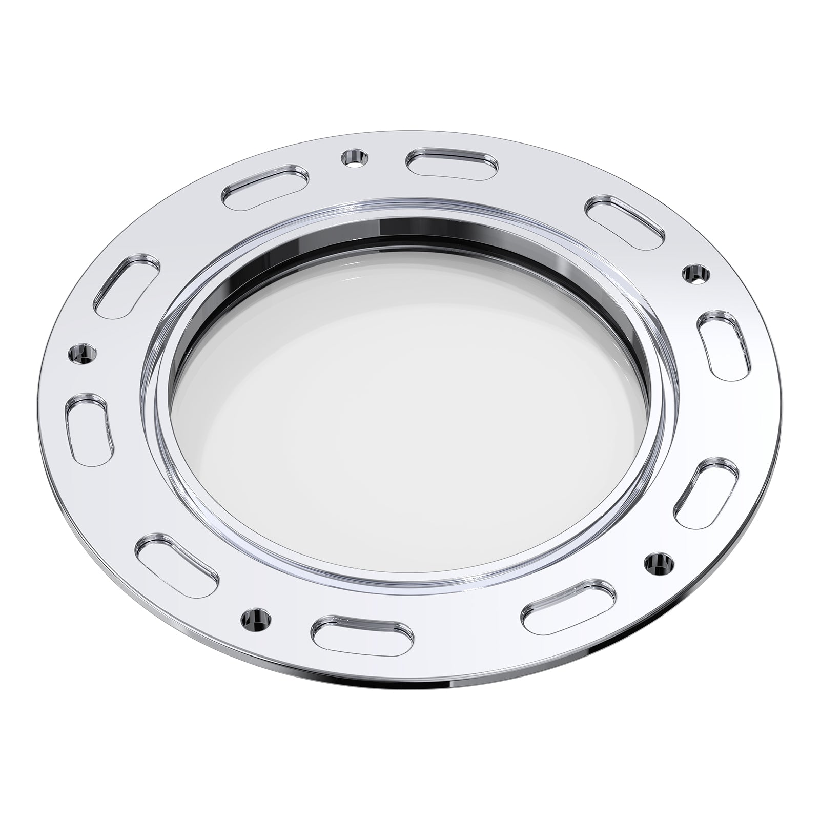 Transparent M8 Primary Derby Clutch Cover For Harley Road King Street Glide Ultra Limited