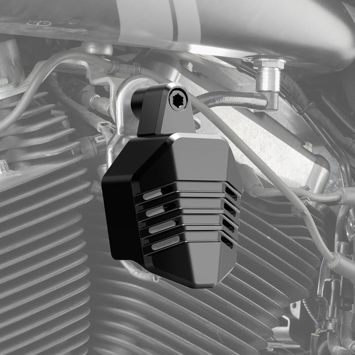 Horn Cover For Harley Dyna Street Bob Low Rider Twin Cam Models 2006–2017