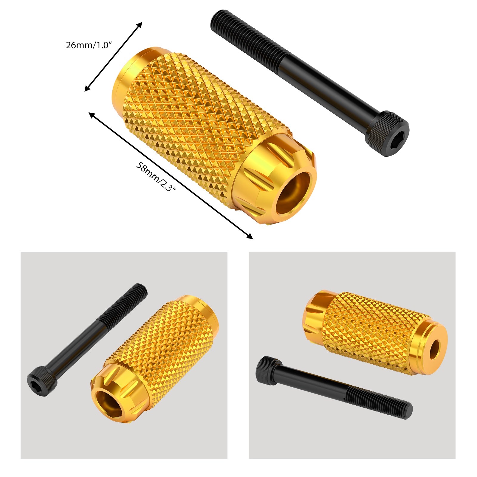 Passenger Footpegs Footrests + Shifter Pegs For Harley Road King Street Glide
