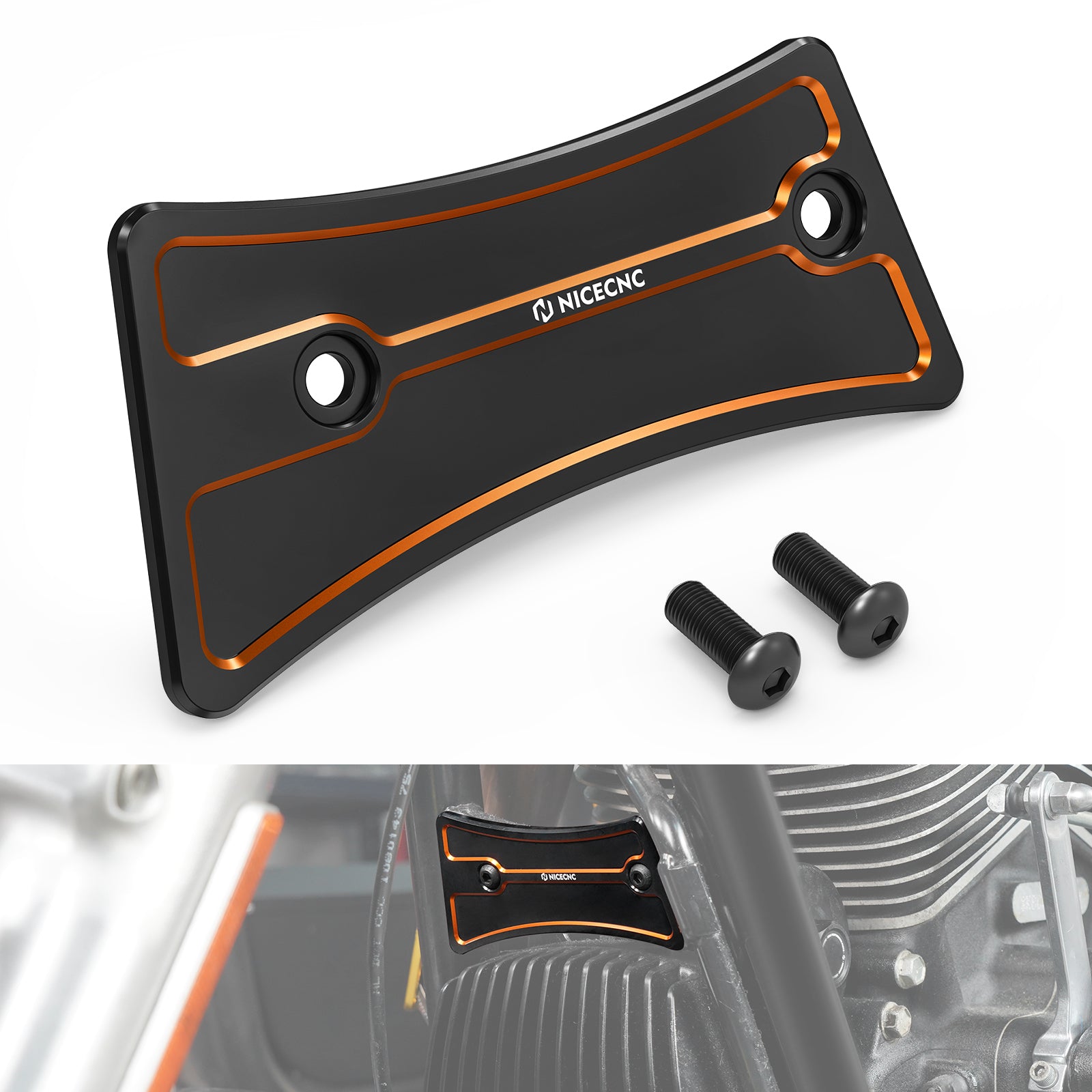 Frame Downtube Crossbrace Trim Cover For Harley Road King Electra Street Glide