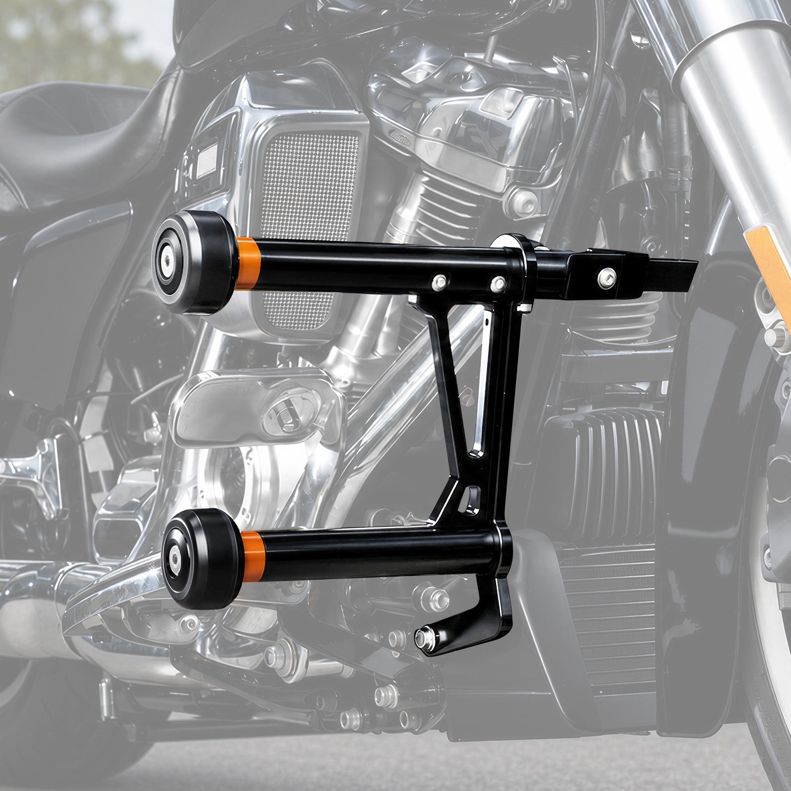 Modular Front Engine Frame Guard Crash Bar For Harley Street Glide CVO Road Glide