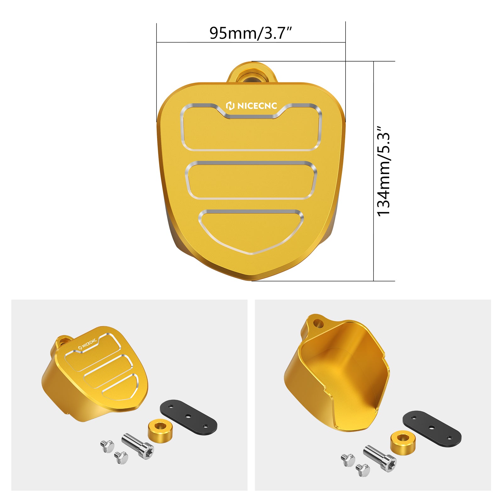 Horn Decorative Trim Cover Kit For Harley Road King Electra Street Glide Ultra Limited