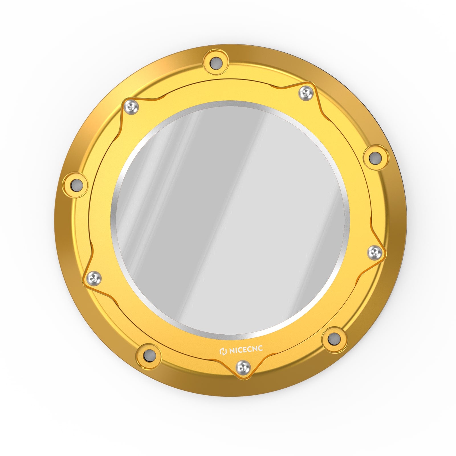 Transparent M8 Primary Derby Clutch Cover For Harley Road King Street Glide Ultra Limited