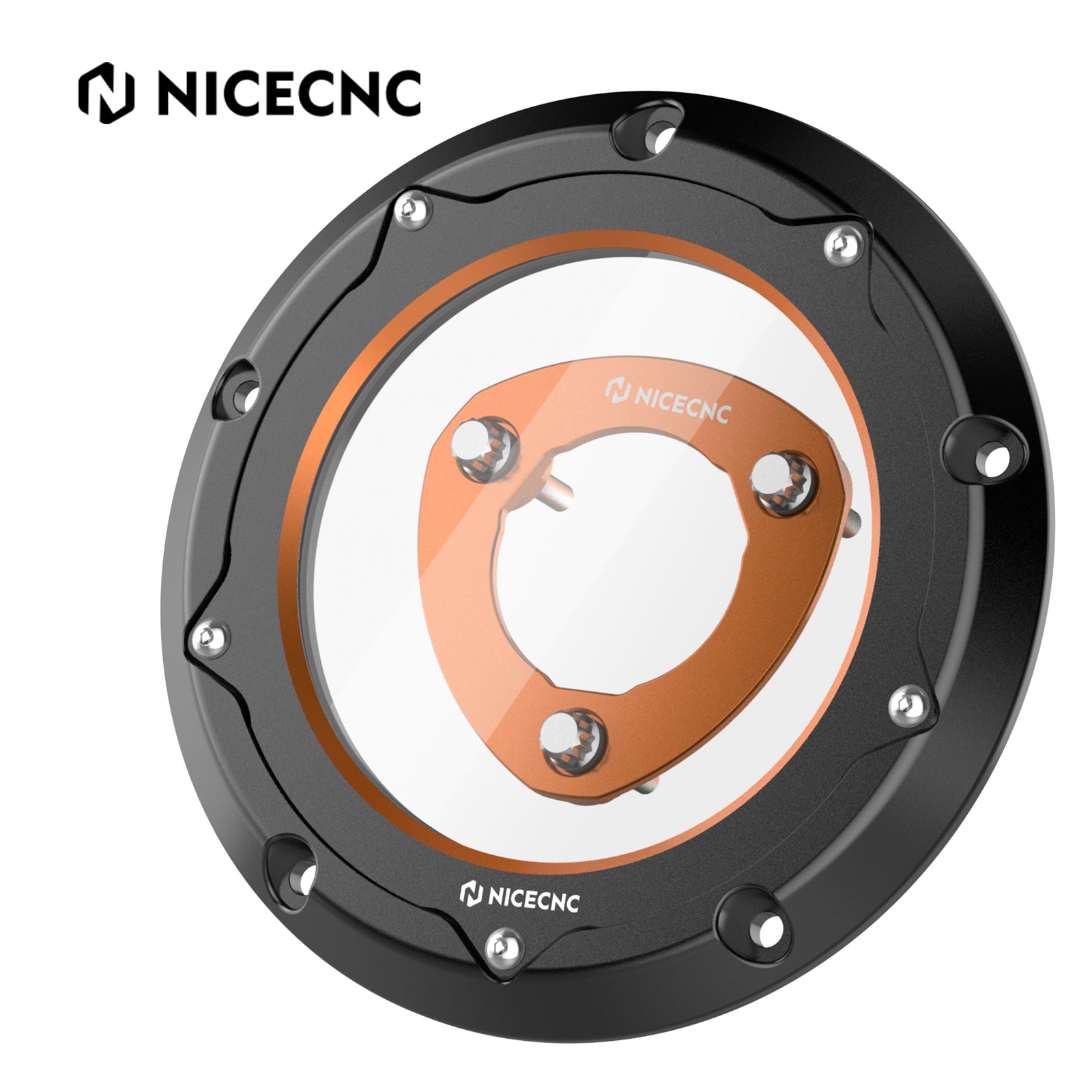 M8 Engine Derby Cover + Clutch Pressure Plate Kit For Harley Road King Electra Street Glide