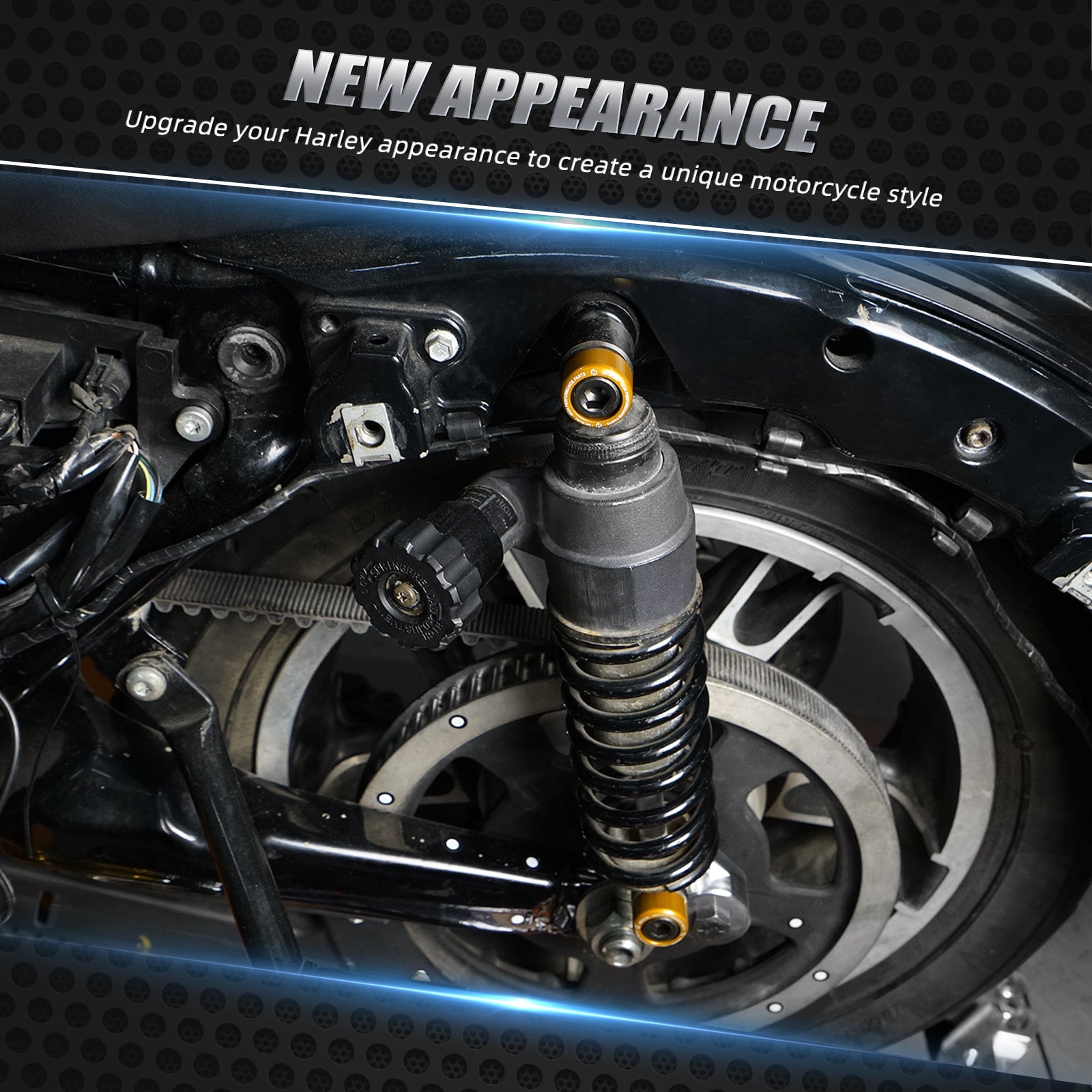 Rear Shock Mount Bolts Screws Hardware Kit For Harley Road King Street Glide