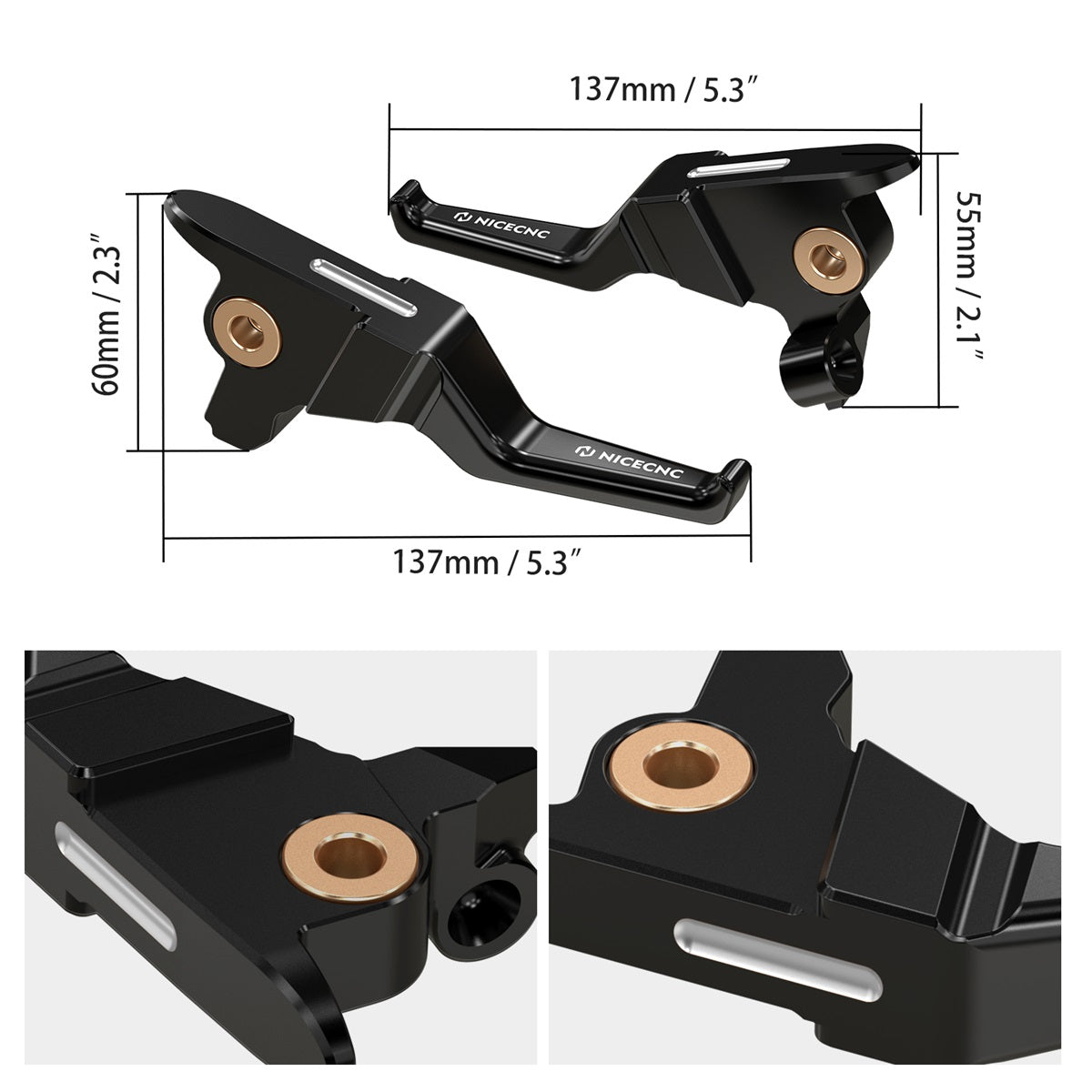 Short Clutch Brake Lever + Handlebar Grips For Harley Road King Electra Street Glide