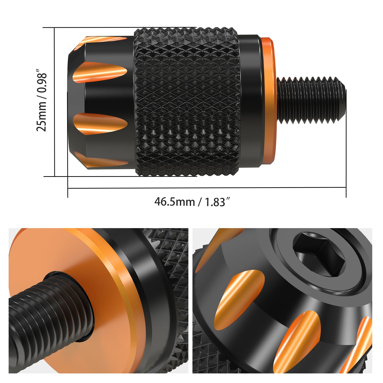 Shorty Shifter Peg Tip For Harley Sportster 1200 48 XL Iron 883 Softail