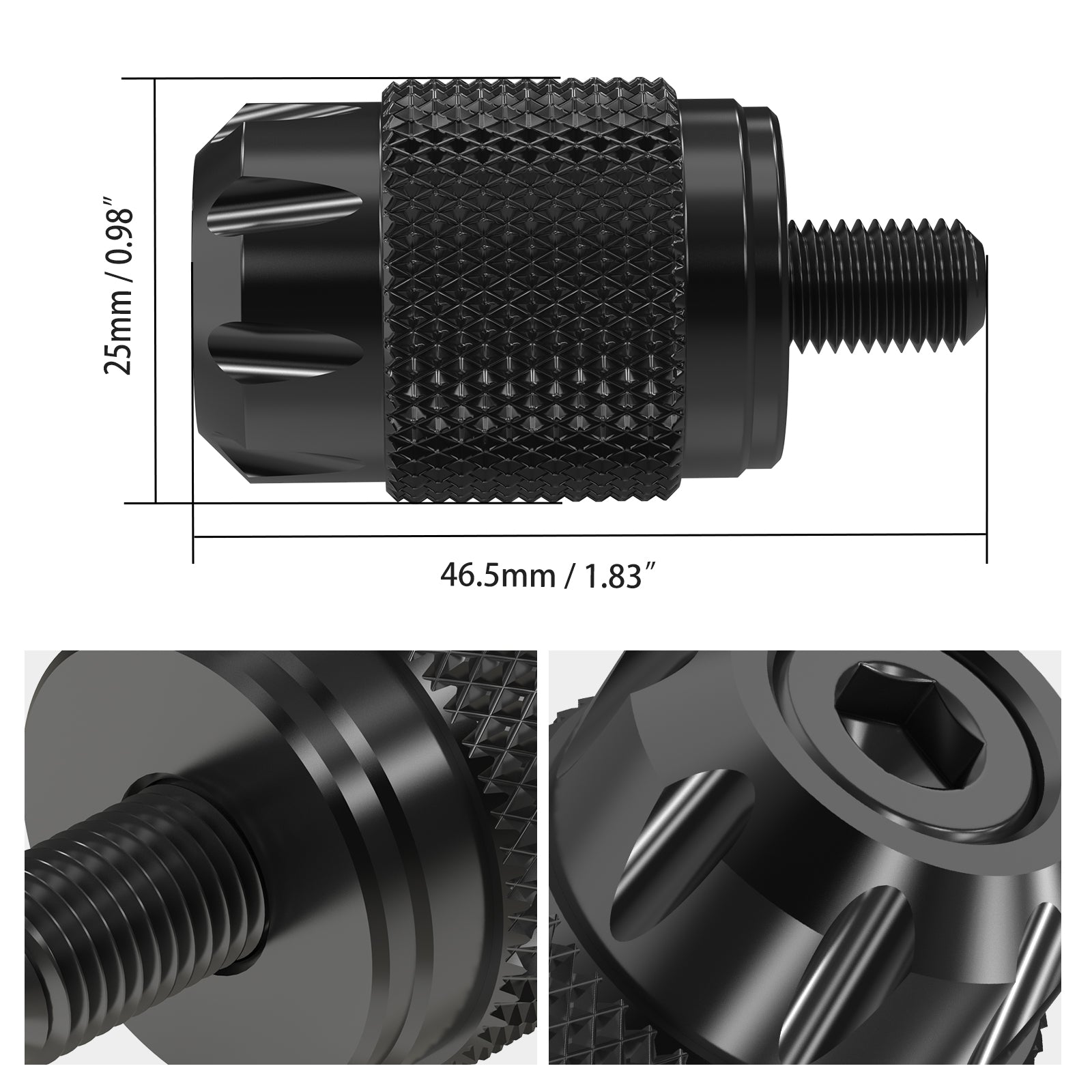 Shorty Shifter Peg Tip For Harley Sportster 1200 48 XL Iron 883 Softail