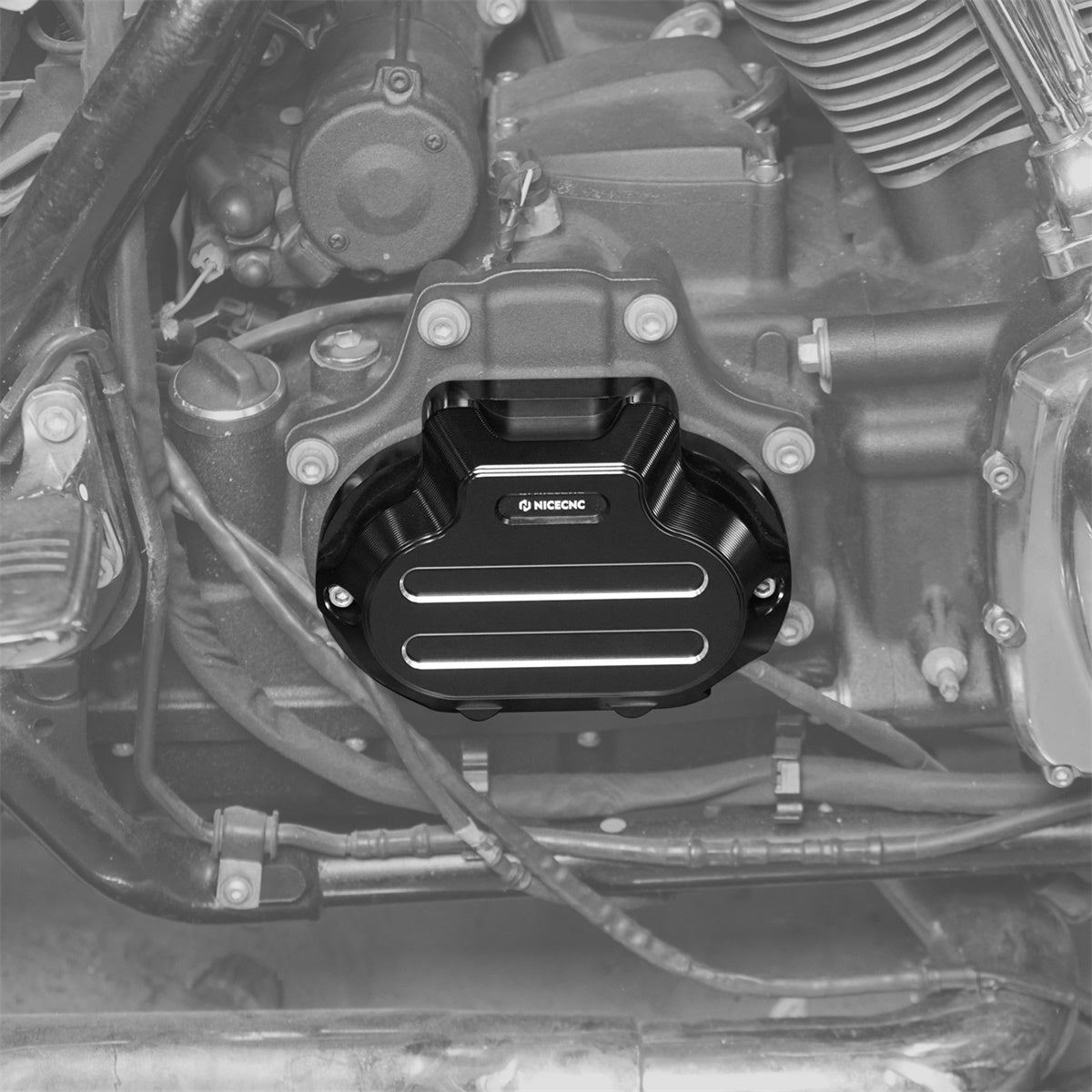 Gearbox Transmission Side Cover For Harley Street Glide Road King Freewheeler