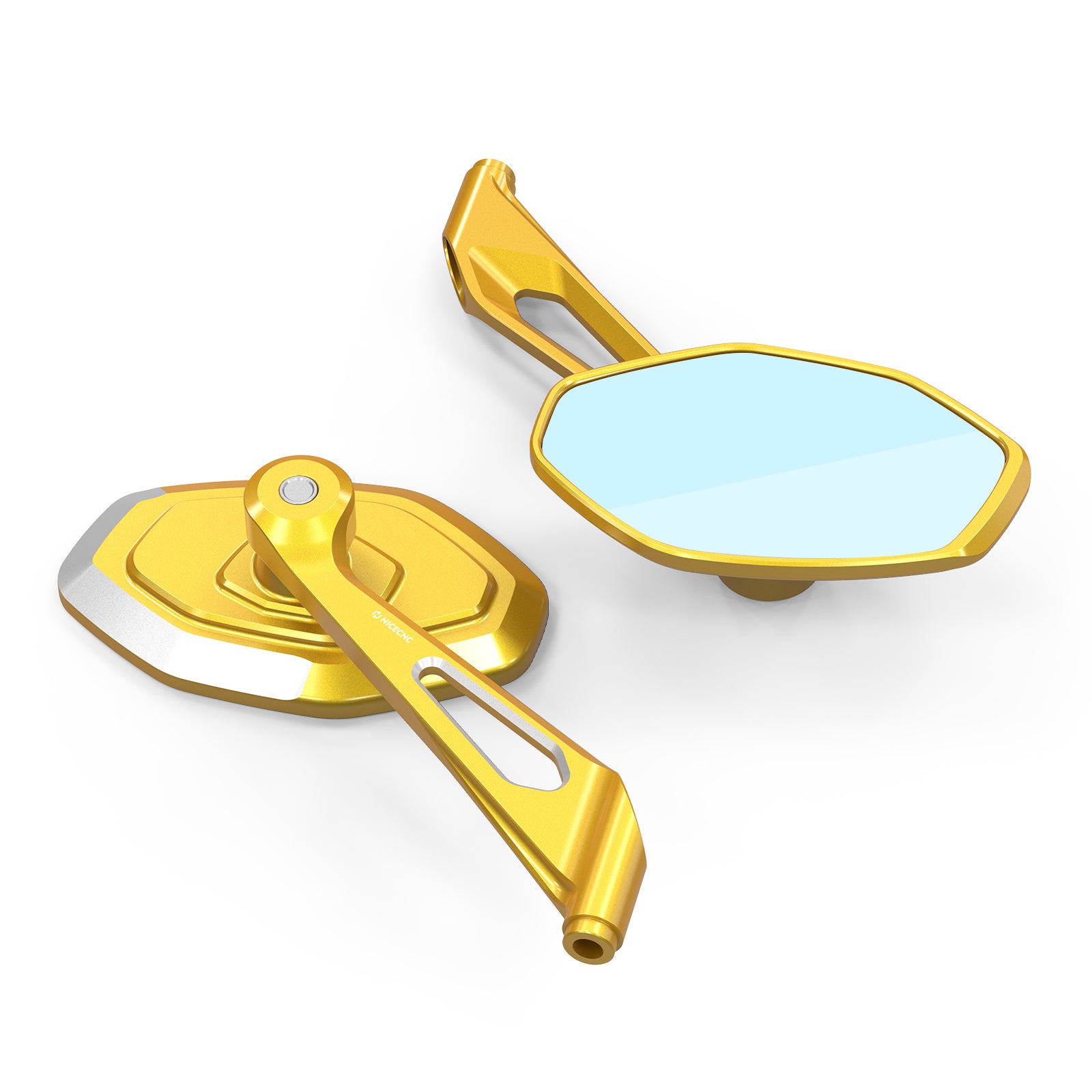 Convex Rear View Mirrors For Harley Sportster 1200 883 XL Softail Standard Dyna Super Glide