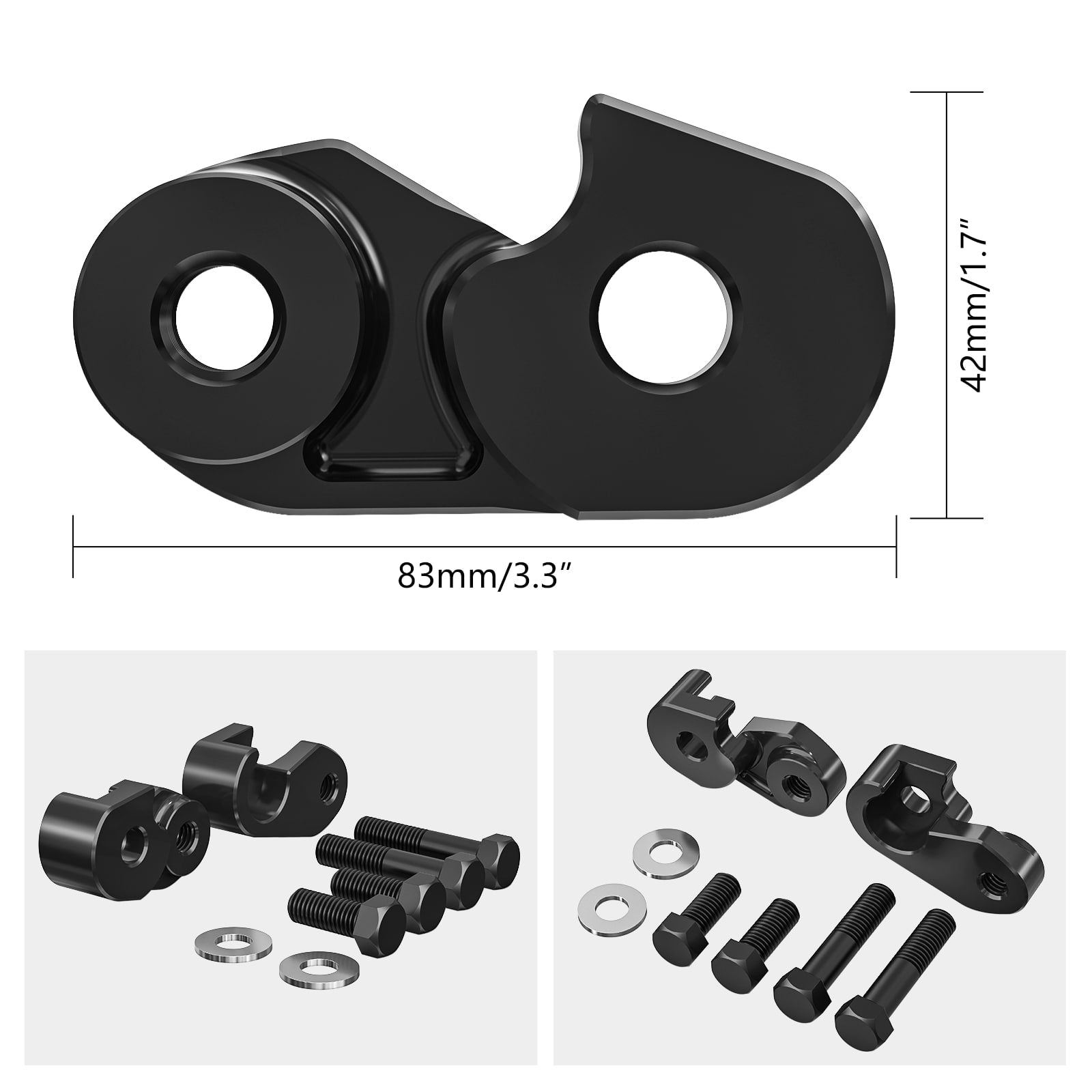 Shock Lift Bracket Rear Suspension Riser Kit For Harley Davidson Road King Electra Glide Street Glide