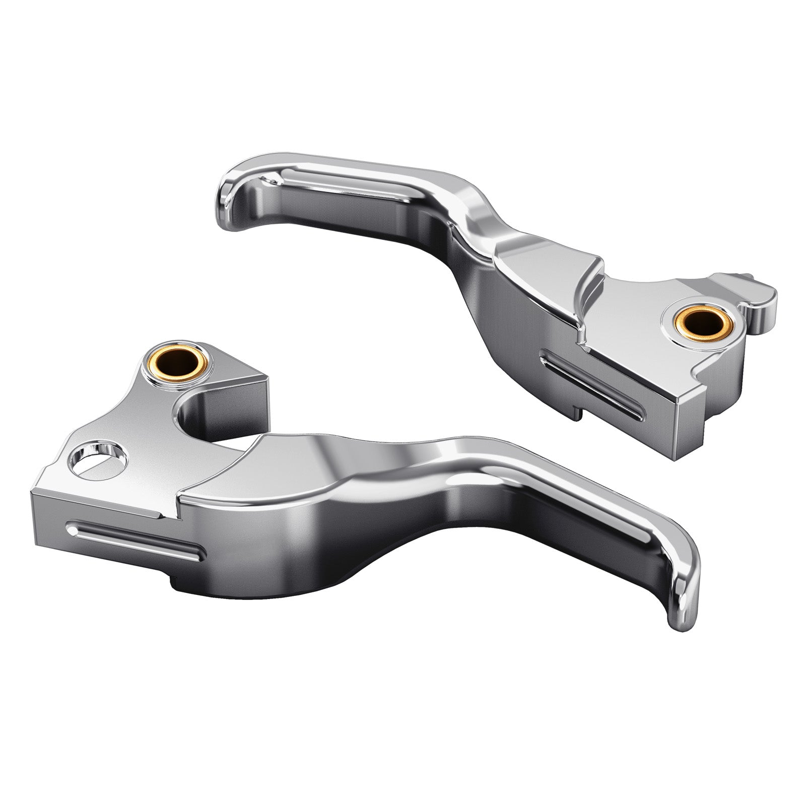 2-Finger Short Brake Clutch Hand Levers For Harley Sportster 1200 883 48 72 XL