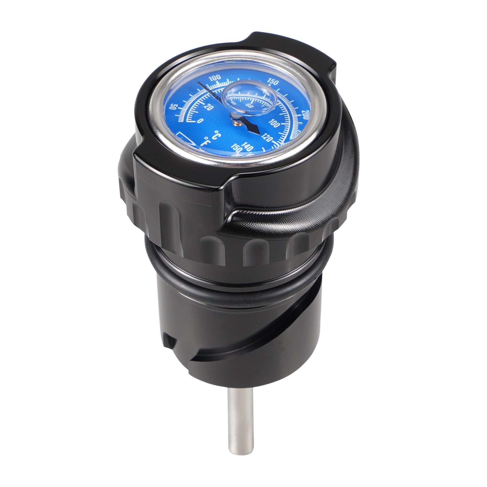 Oil Dipstick Filler Plug w/Thermometer Gauge For Harley Sportster 1200 48 72 XL Iron 883