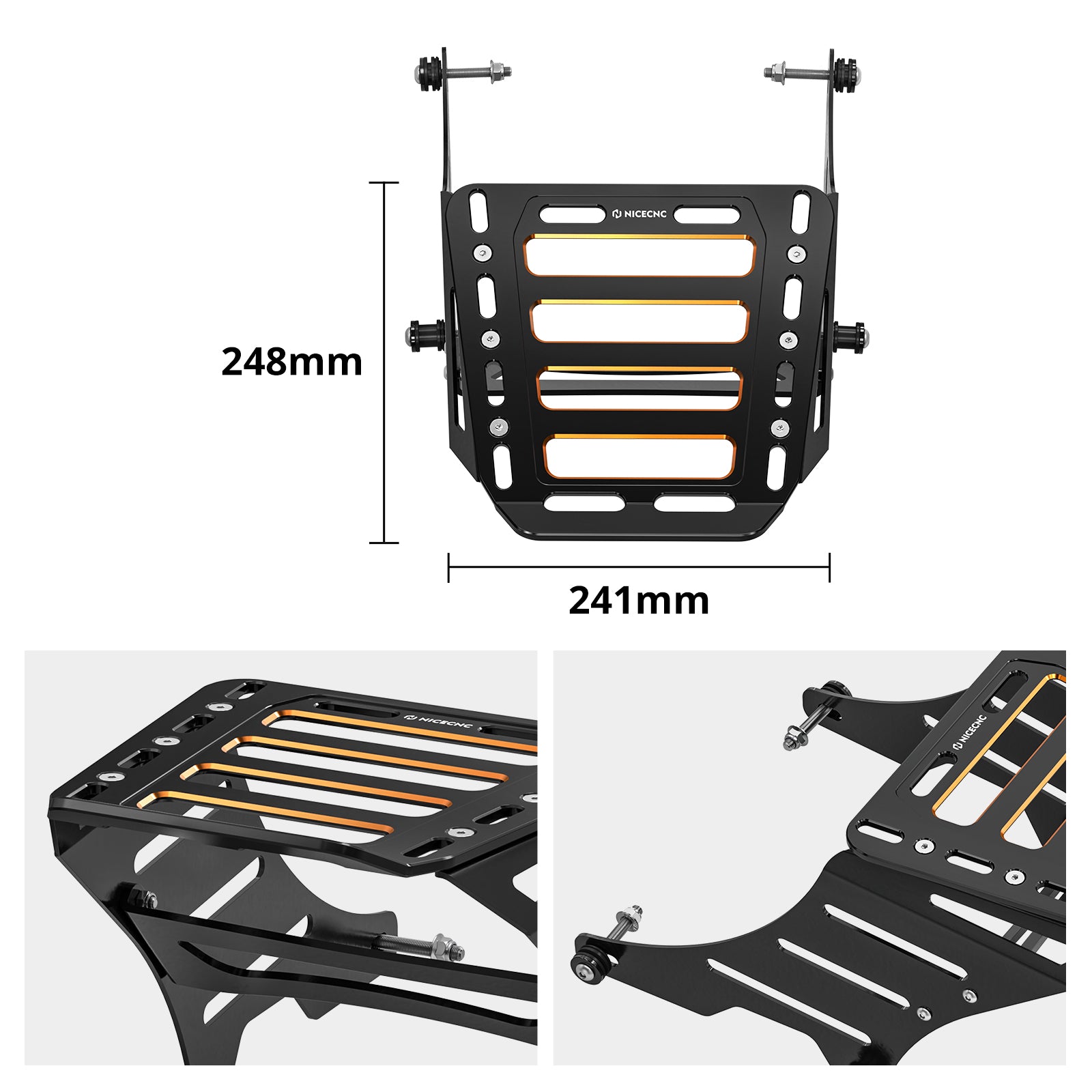 Rear Luggage Rack Solo Rack Detachable For Harley Sportster 1200 883 XL