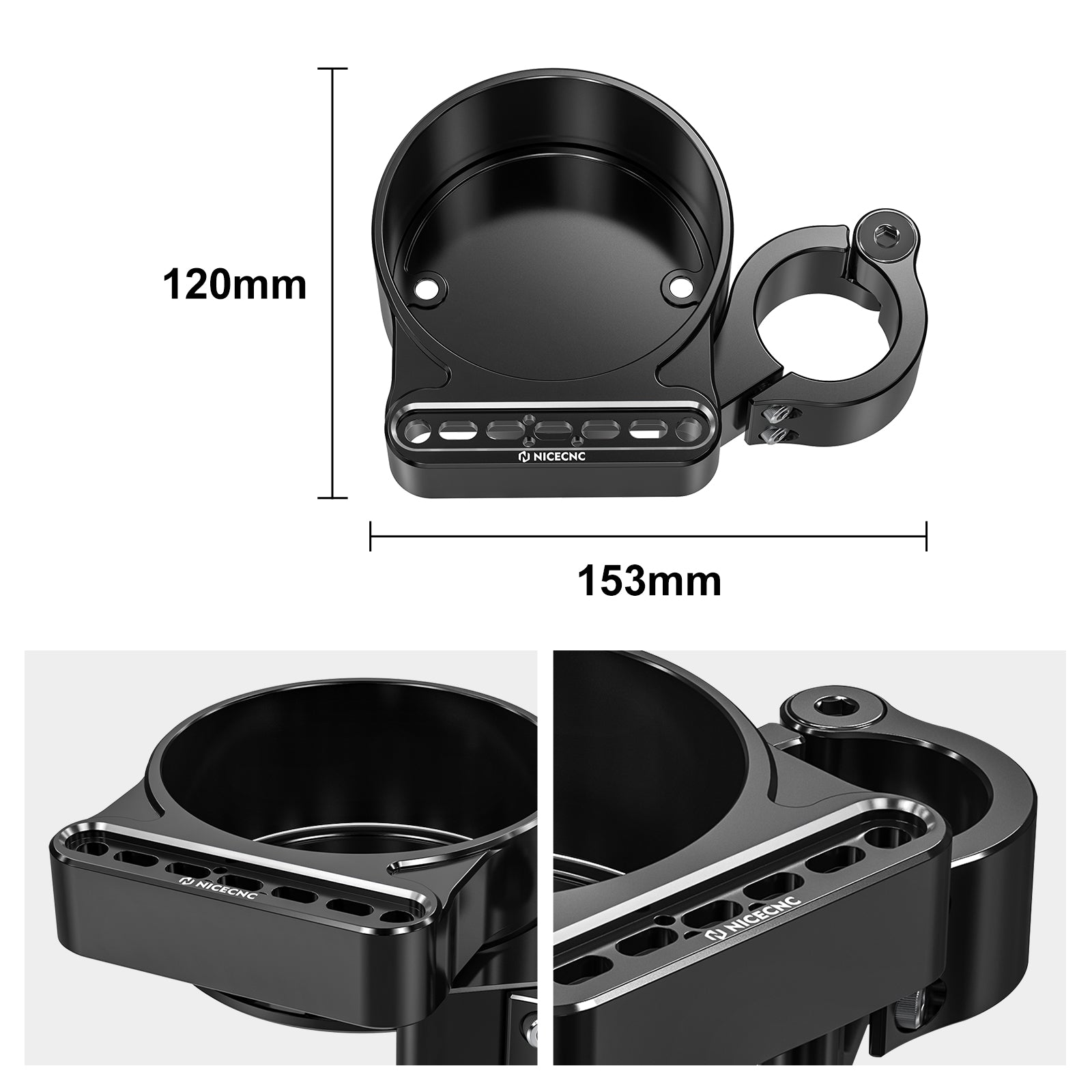 Speedo & Indicator Lights Relocation Bracket Kit For Harley Sportster 1200 883 48 72 XL