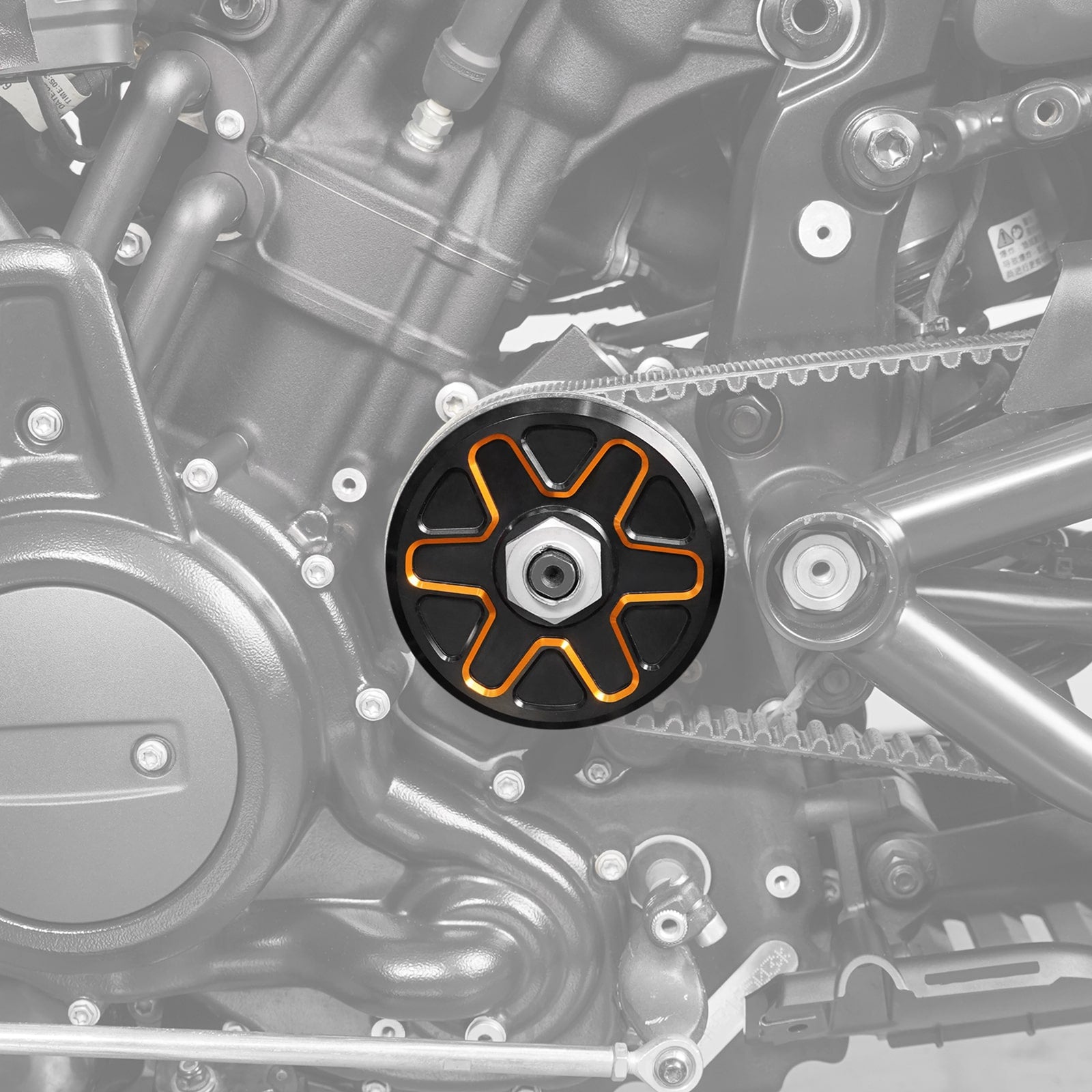 Front Sprocket + Transmission Sprocket Belt Covers Set For Harley Sportster S 1250 Nightster