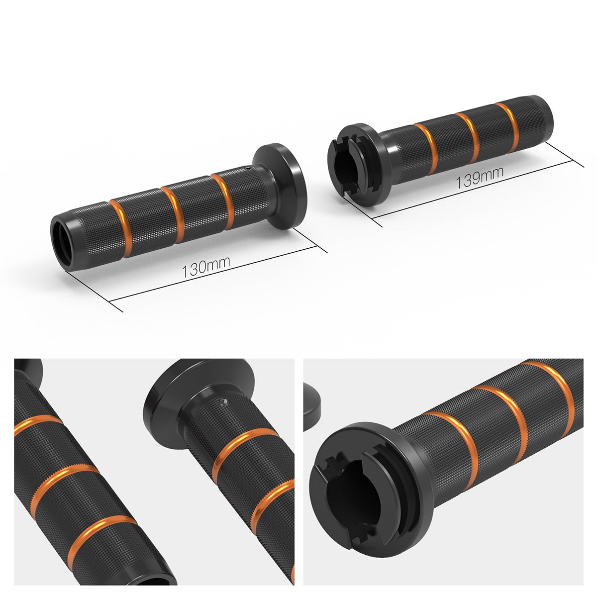 Handlebar Grips Set For Harley Sportster S Pan America 1250 Nightster