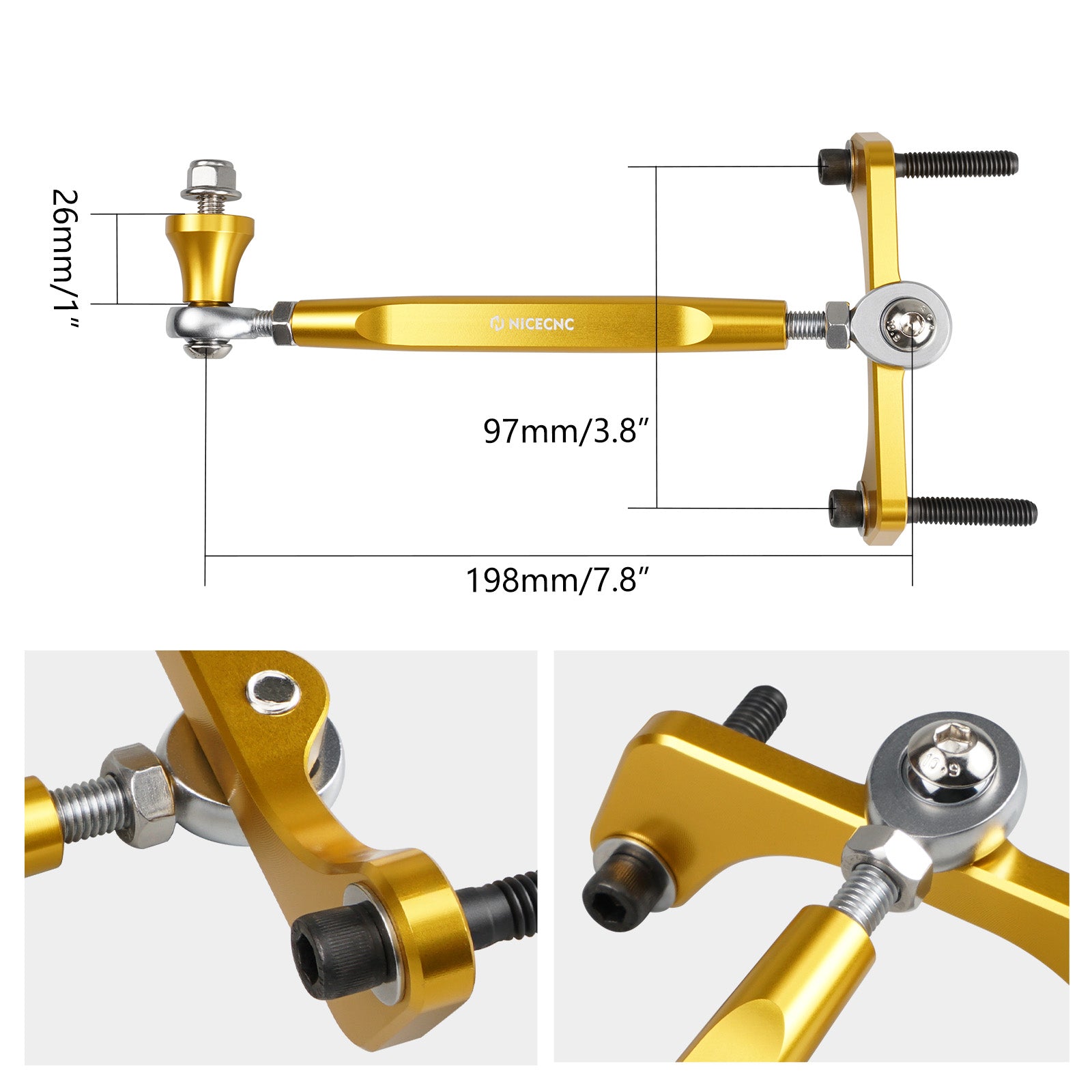 M8 Touring Frame Stabilizer Kit For Harley Road King Street Glide CVO Road Glide
