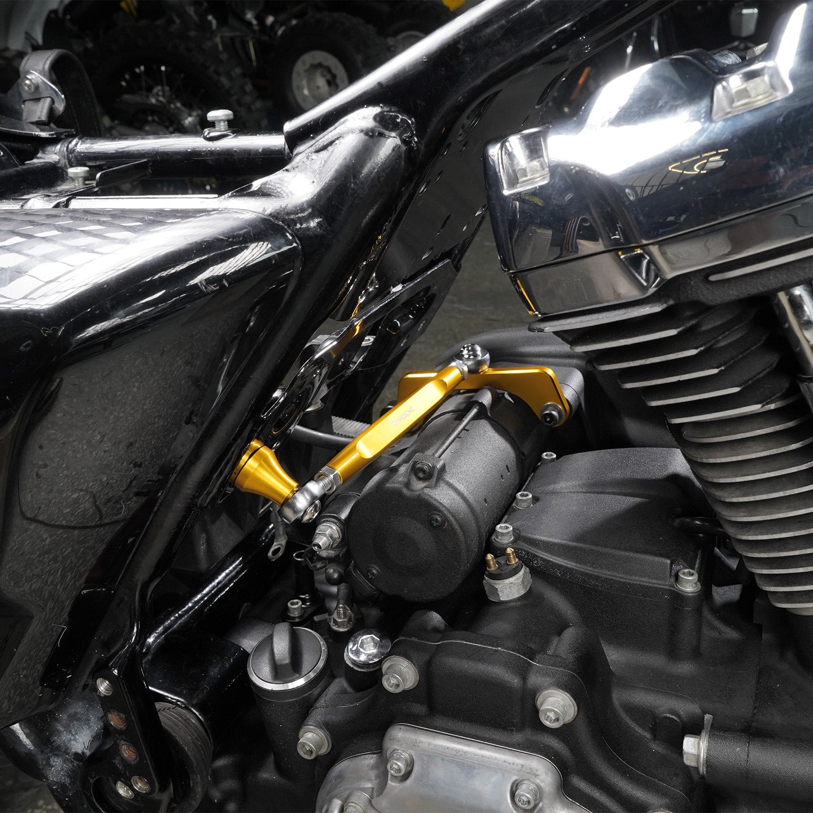 M8 Touring Frame Stabilizer Kit For Harley Road King Street Glide CVO Road Glide