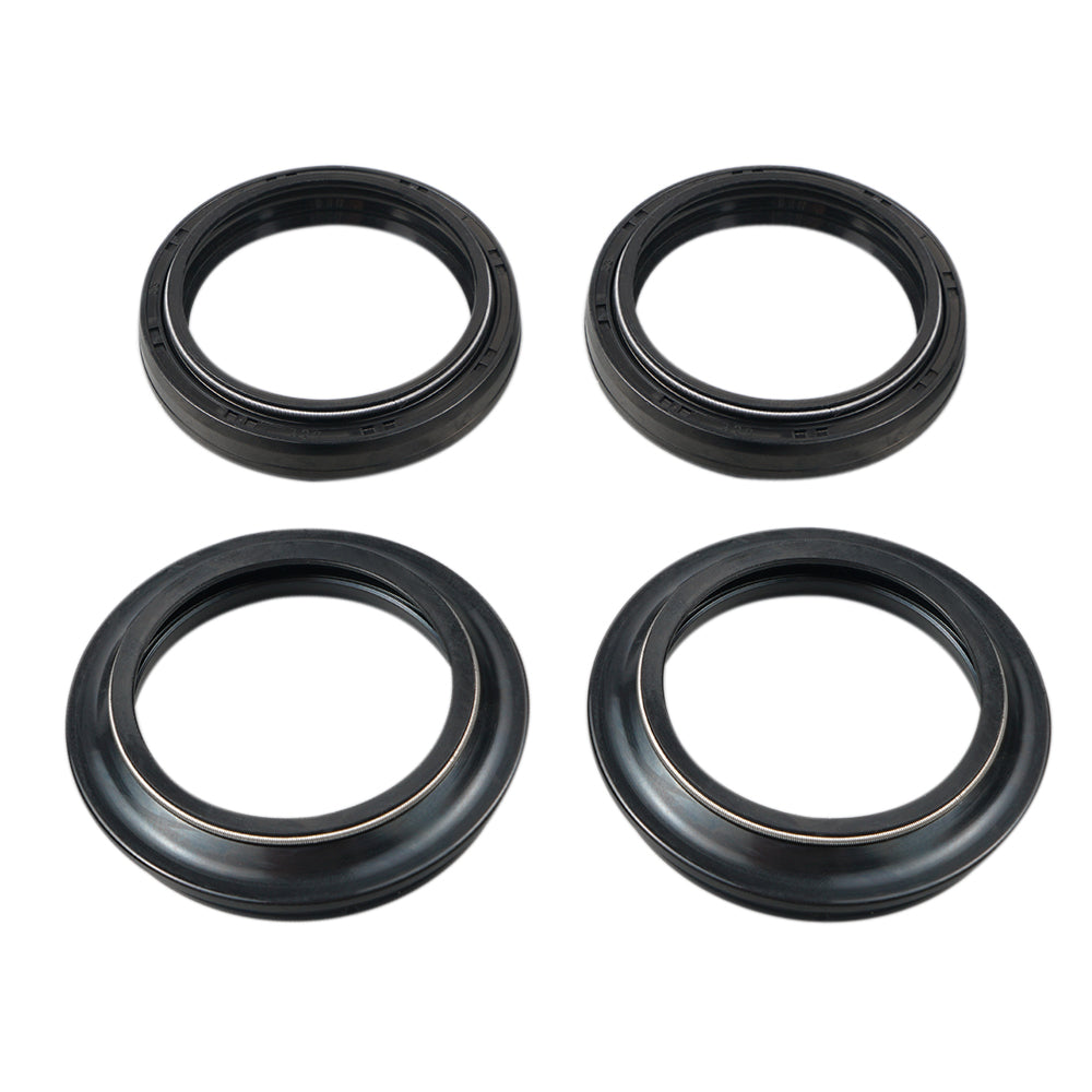 4pcs Fork Oil Dust Seals Kit Set For Kawasaki Honda Suzuki Triumph Yamaha