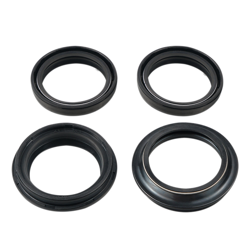 4pcs Fork Oil Dust Seals Kit Set For Kawasaki Honda Suzuki Triumph Yamaha