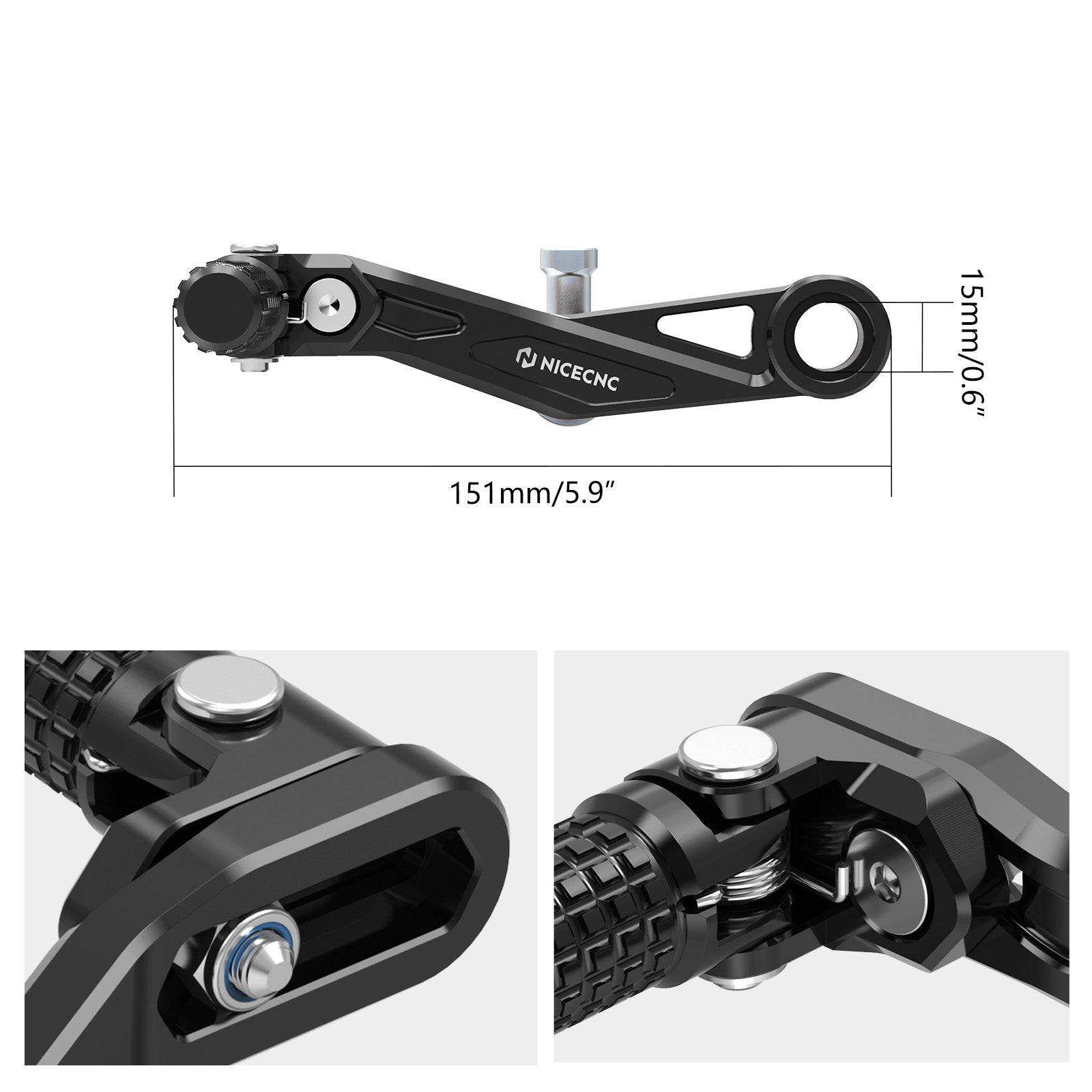 Adjustable Folding Gear Shift Lever For Honda Africa Twin CRF 1000 1100L