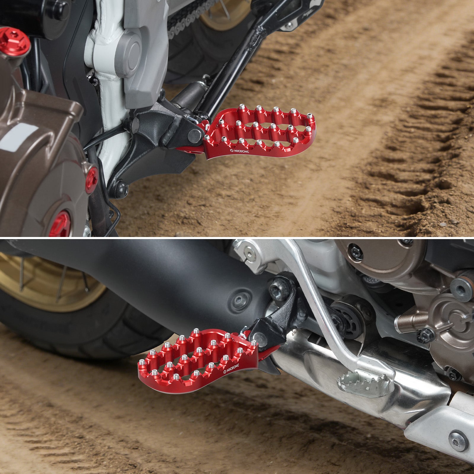 Forged Enlarged Foot Pegs Pedals For Honda CRF1100L Africa Twin 2020-2025