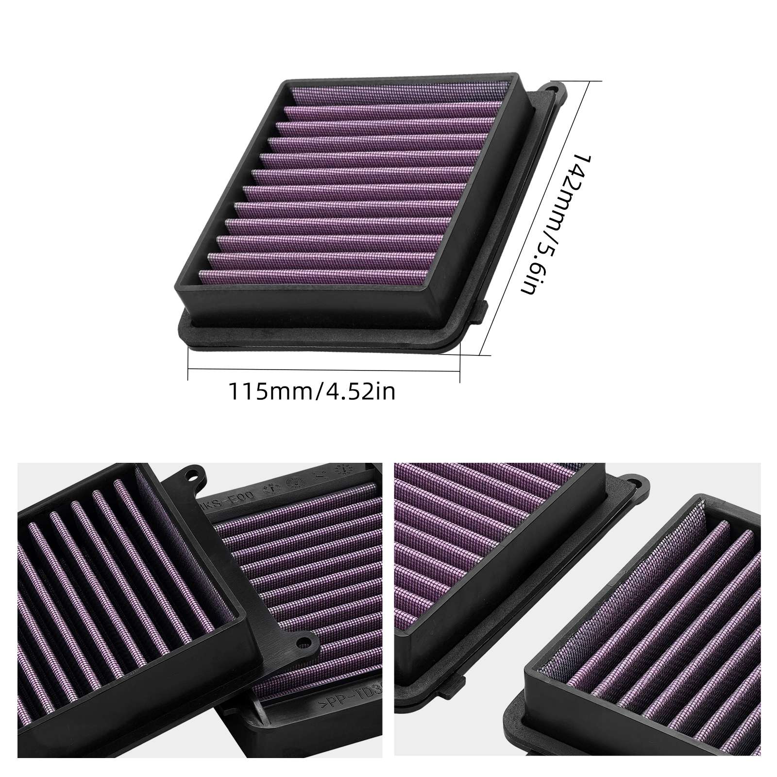 High-Flow Reusable Engine Air Filter Cleaner For Honda CRF1100L Africa Twin 2020-2025