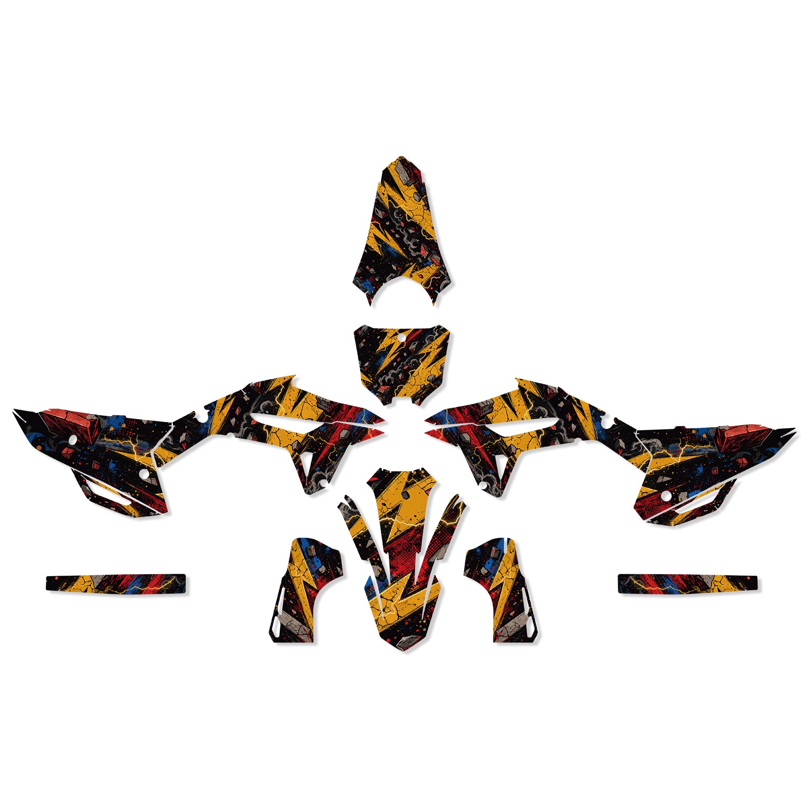 Motorcycle Full Graphics Decals Stickers Kit For HONDA CRF450 2021-2024